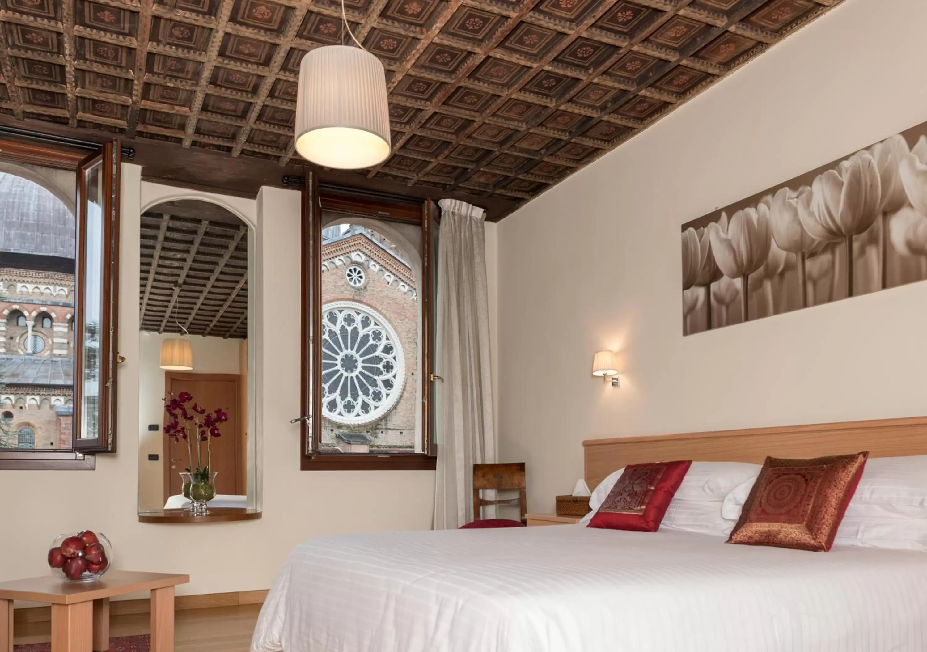 Bedroom, Bed in Hotel Casa Del Pellegrino