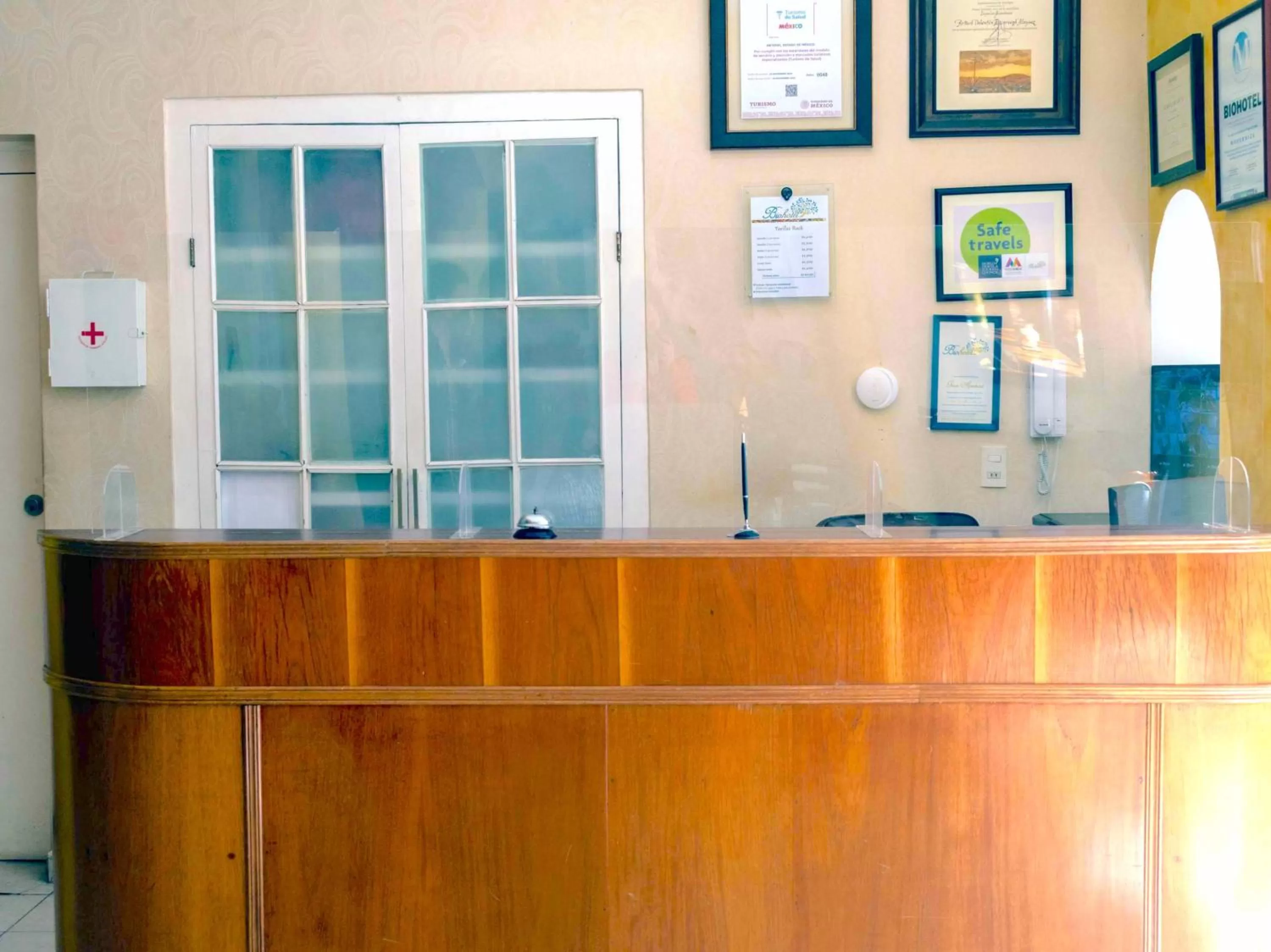 Lobby or reception in Biohotel Boutique Metepec