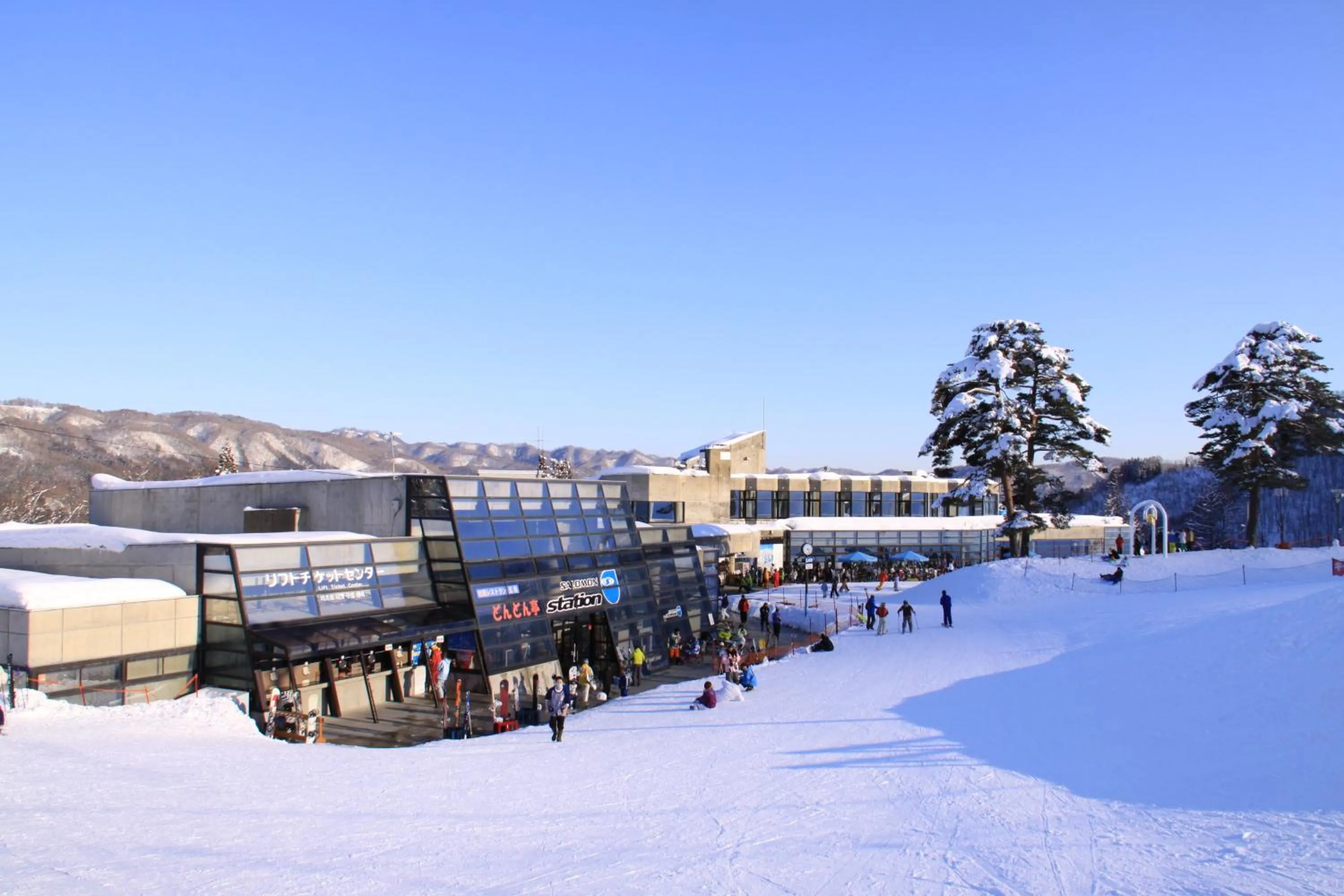 Skiing in Hotel Hakuba