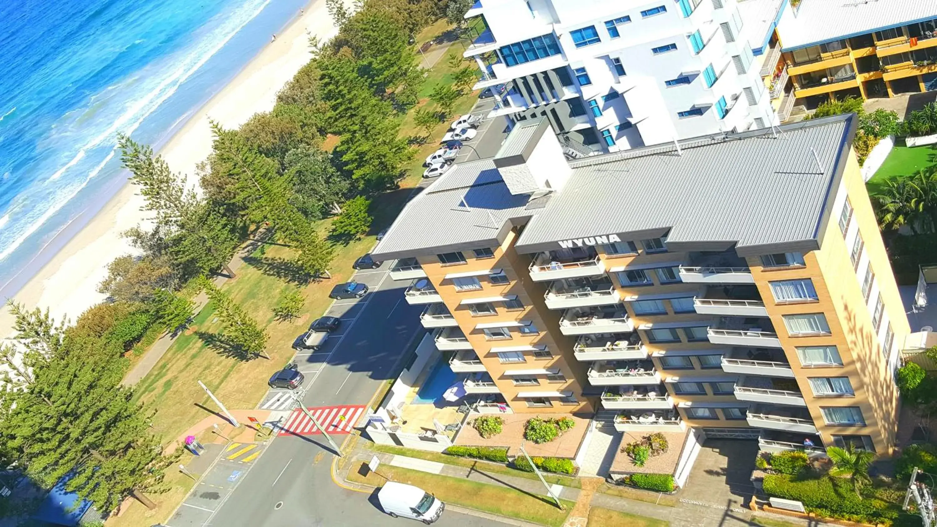 Sea view, Bird's-eye View in Wyuna Beachfront Holiday Apartments