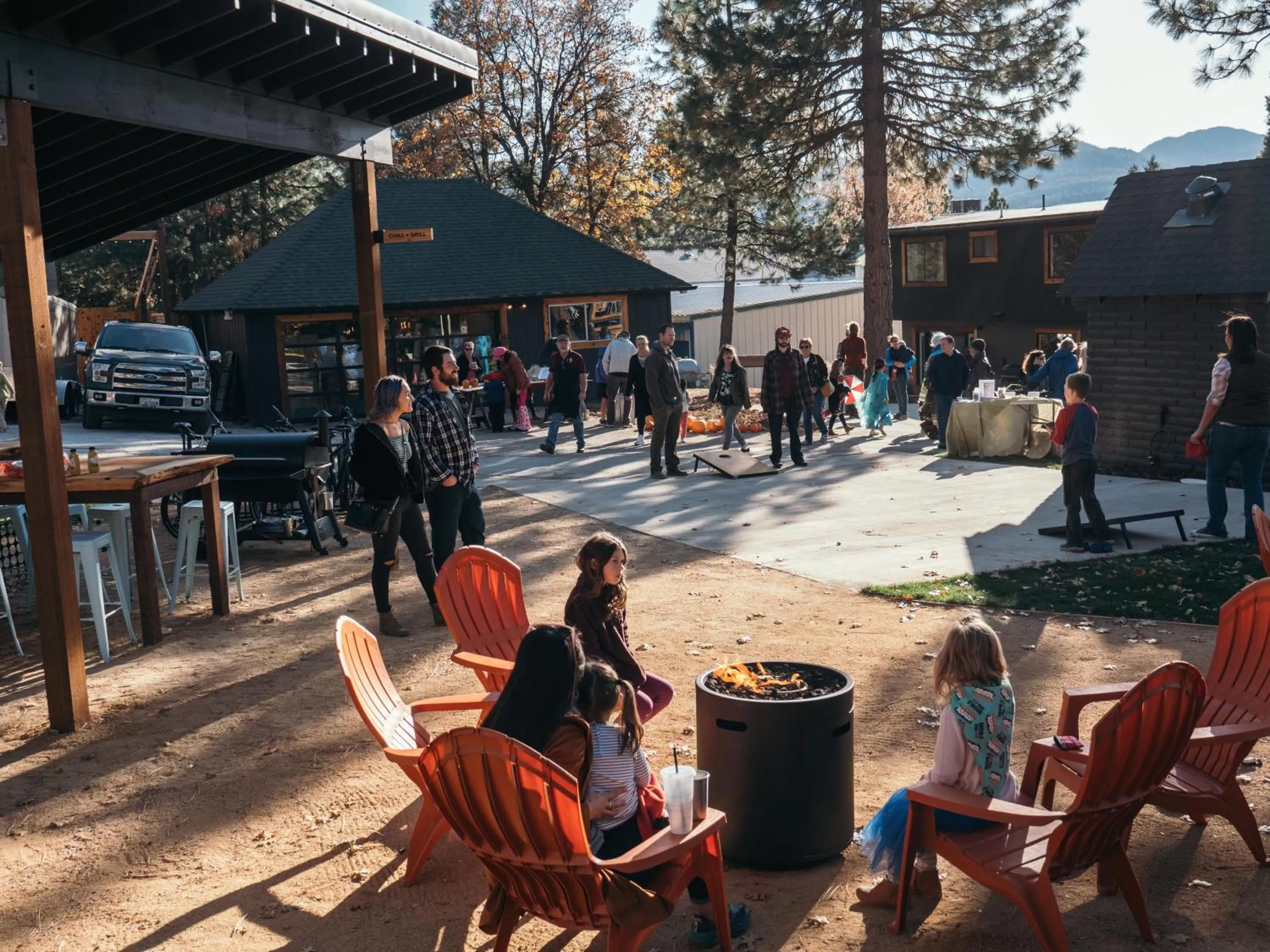 Patio in Summit View Inn