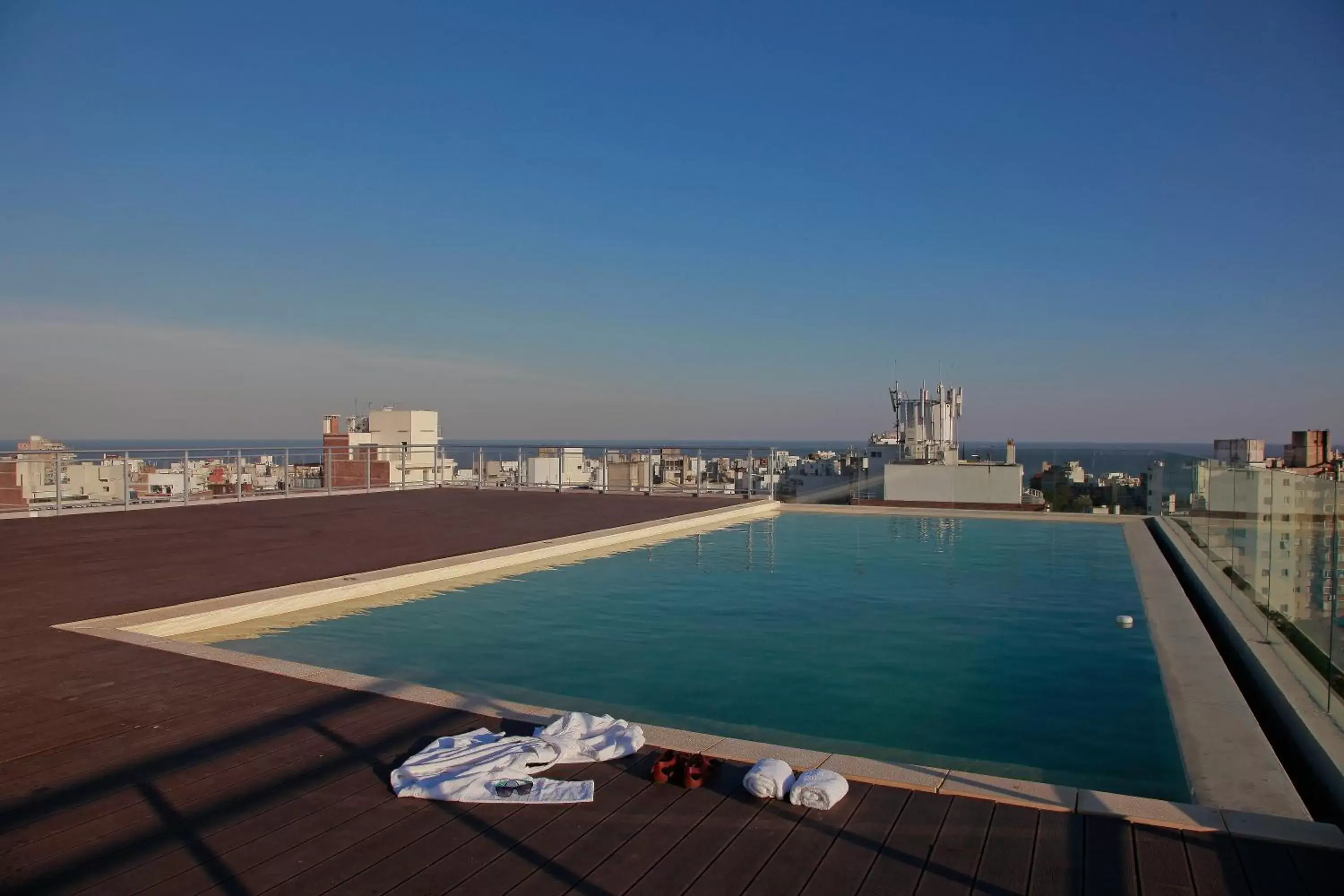 Balcony/Terrace, Swimming Pool in Dazzler by Wyndham Montevideo