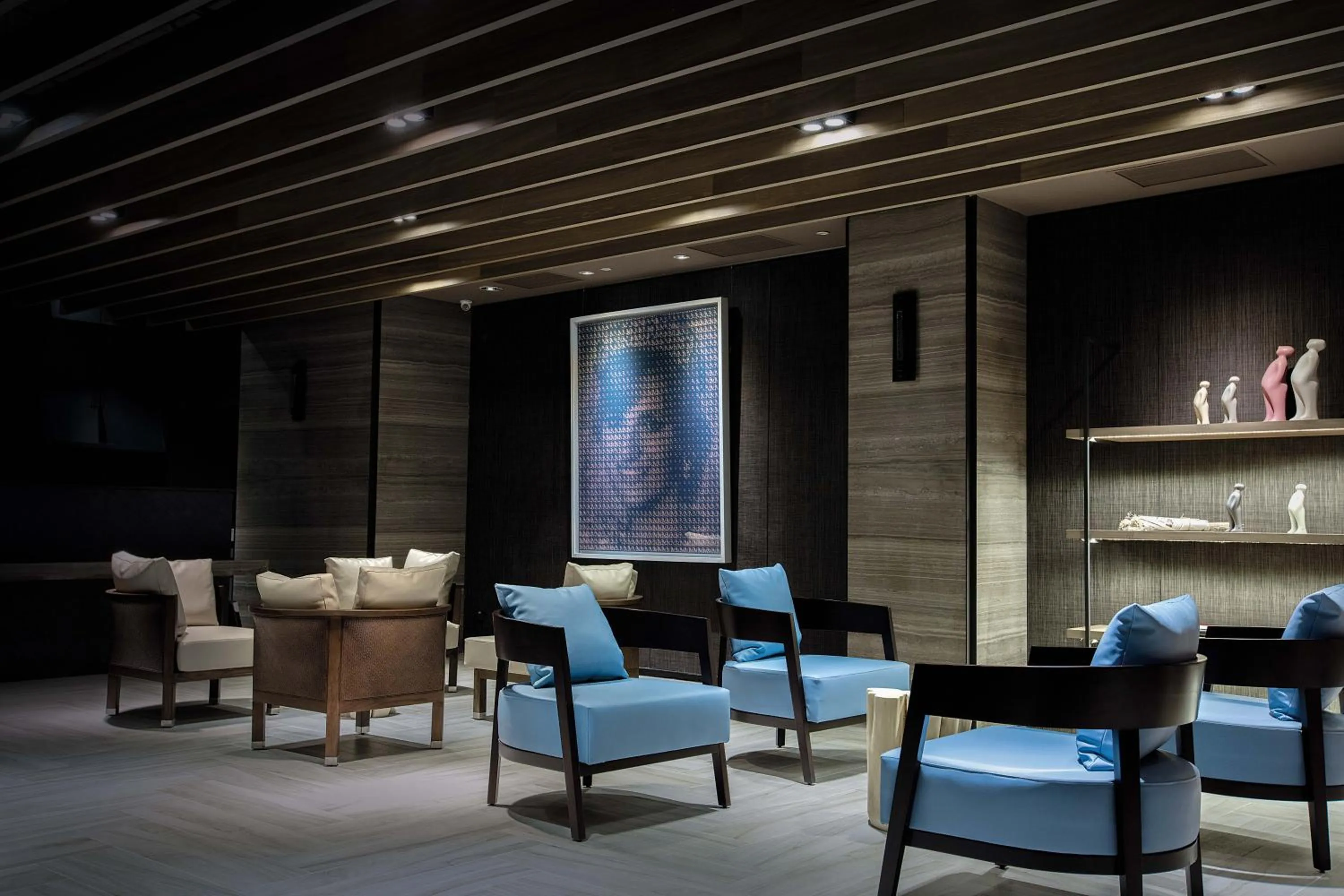 Communal lounge/ TV room in Changyu Hotel