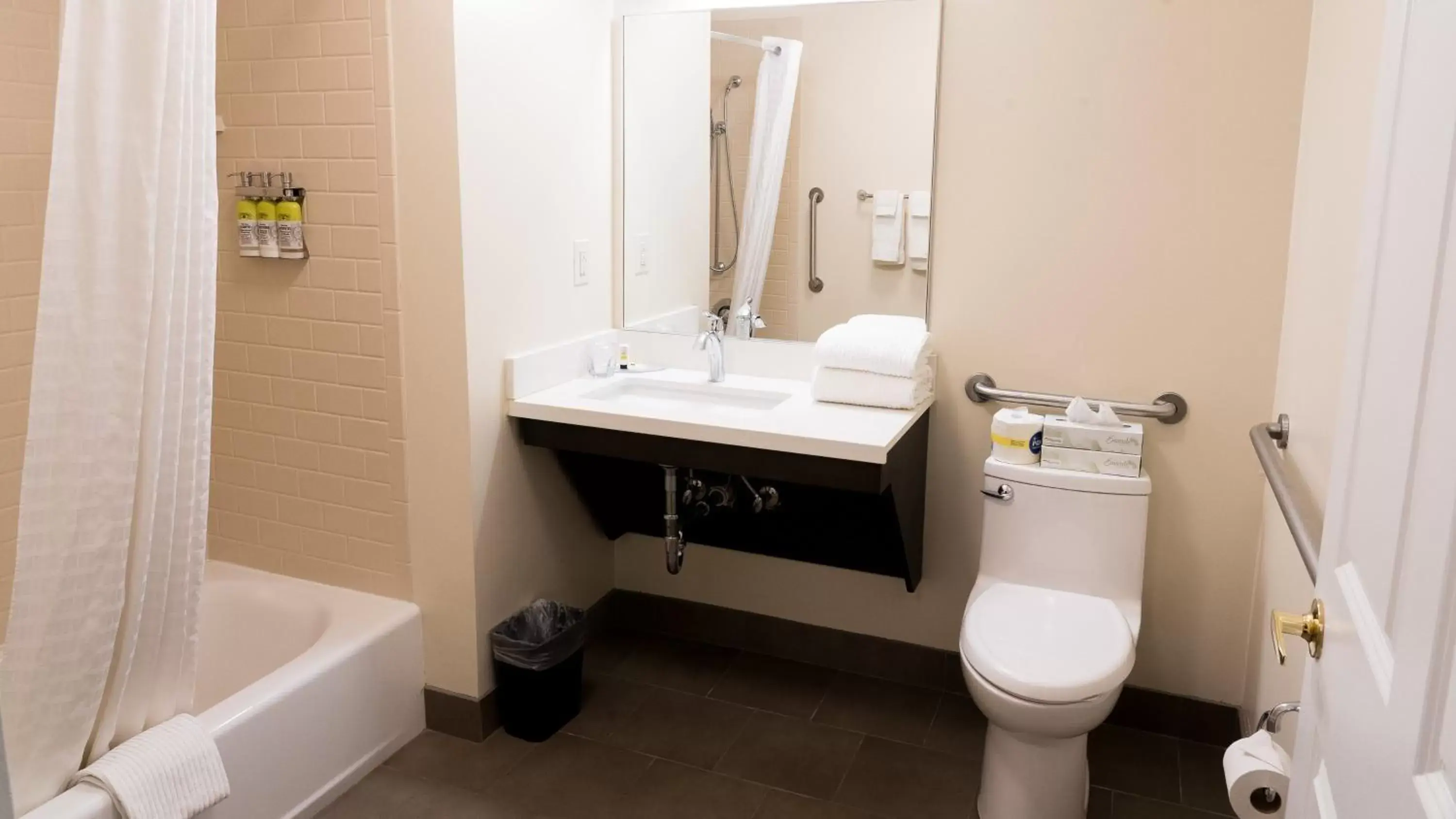 Bathroom in Candlewood Suites Saint Joseph - Benton Harbor, an IHG Hotel