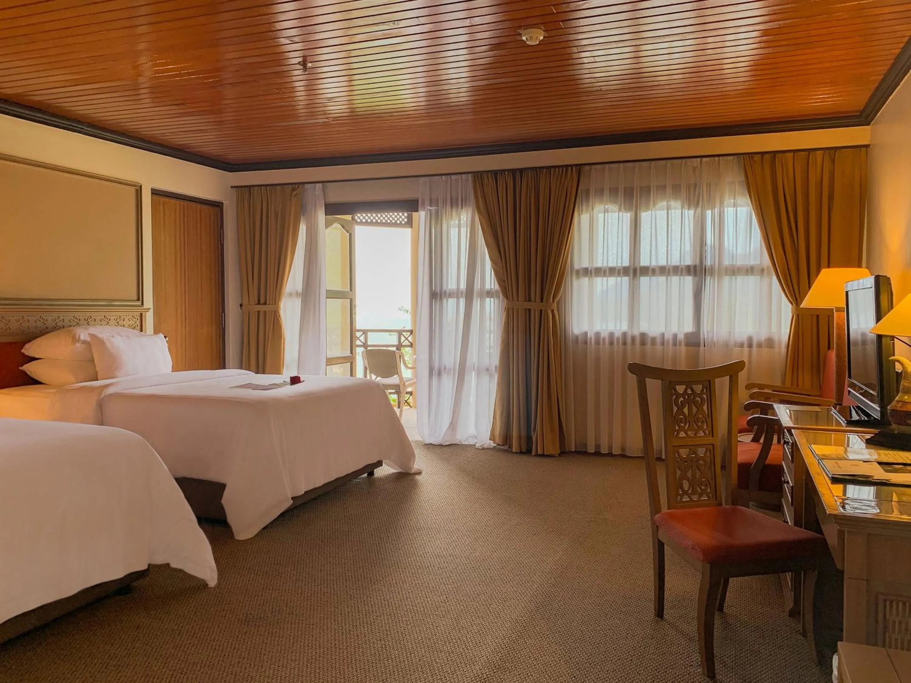 Living room, Bed in Damai Beach Resort