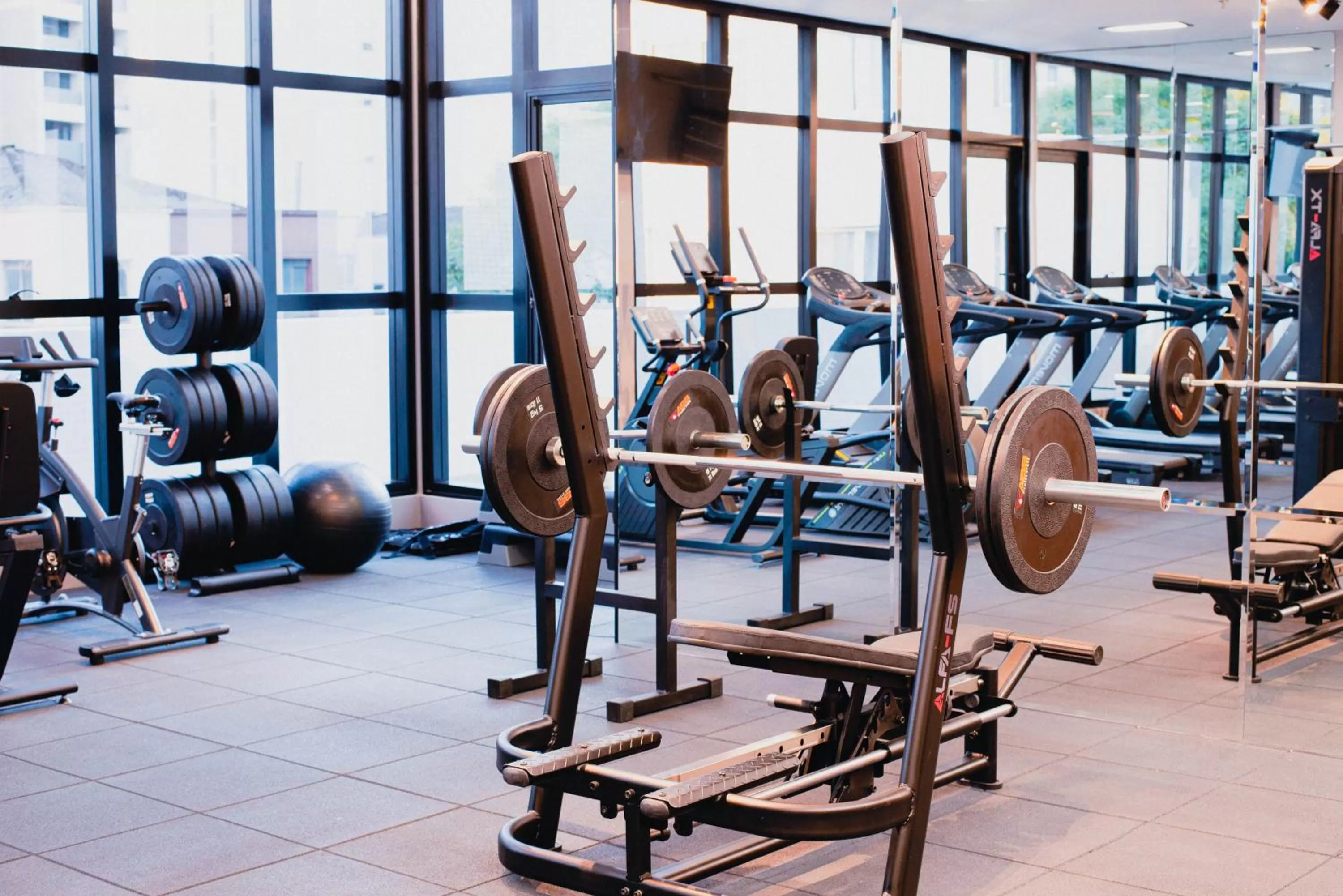 Fitness centre/facilities in ibis Curitiba Shopping