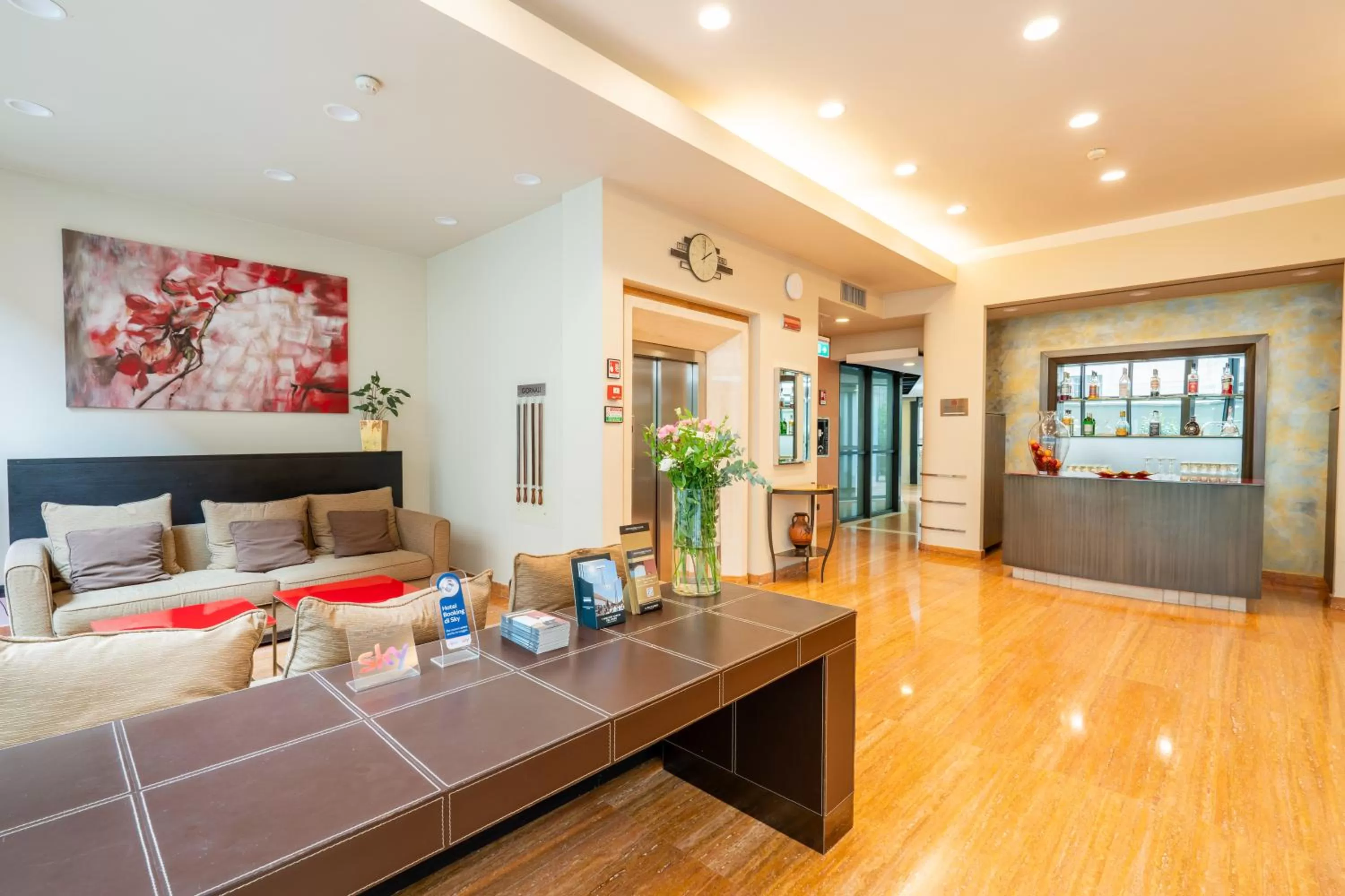 Lounge or bar in Hotel Des Etrangers