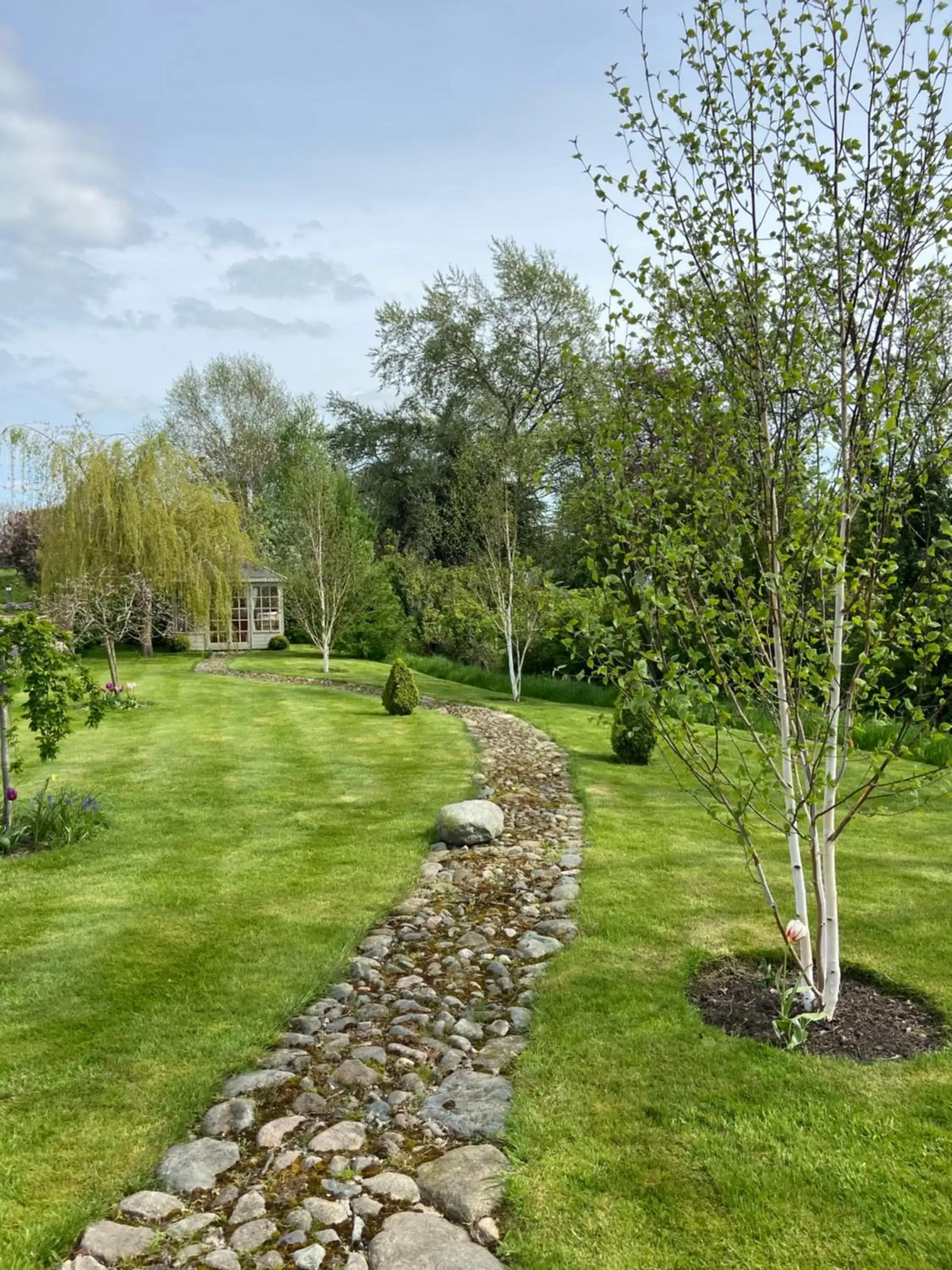 Garden view, Garden in Abbey Green Farm