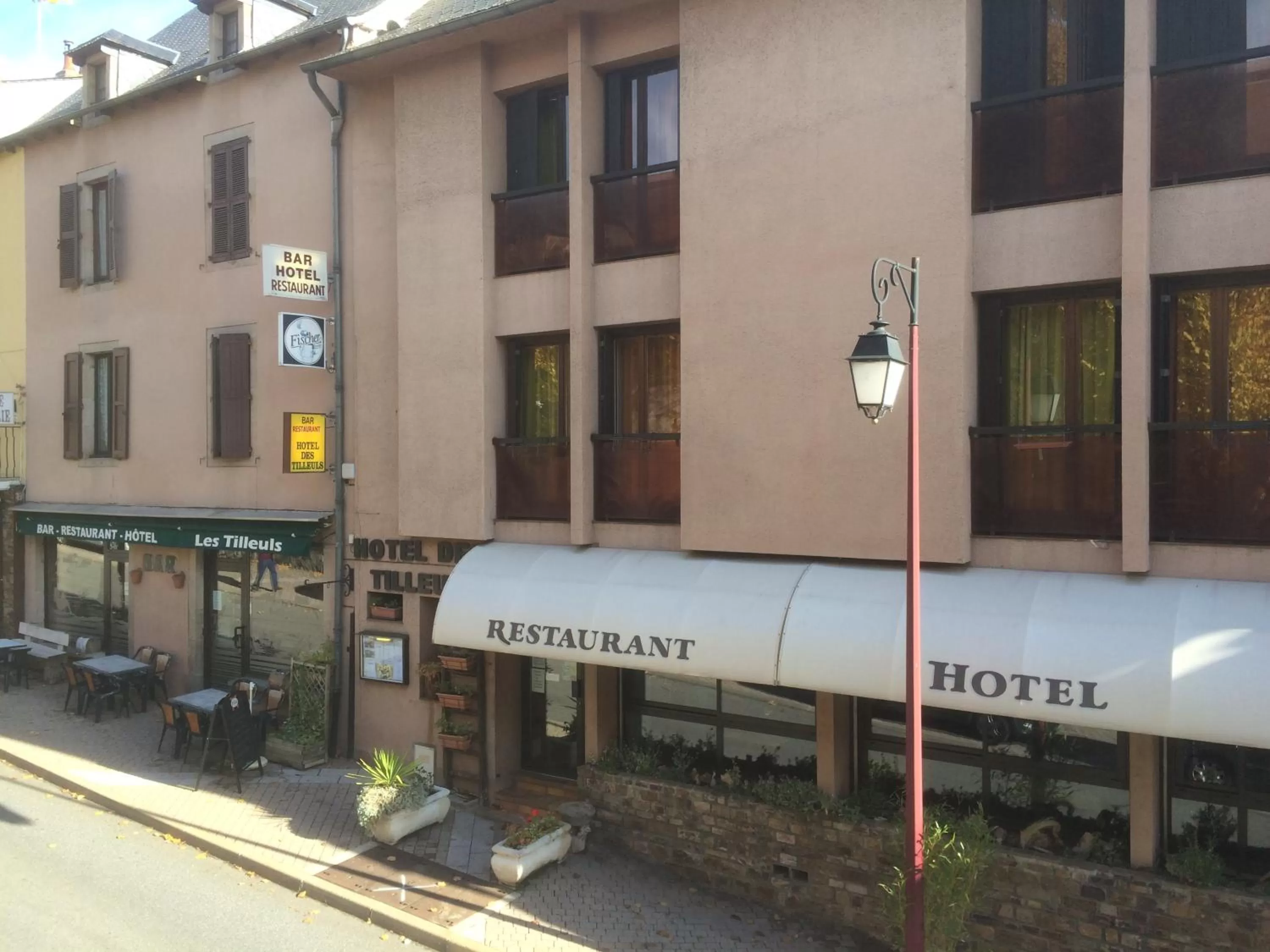 Property building in Hotel Restaurant L'AGAPANTHE