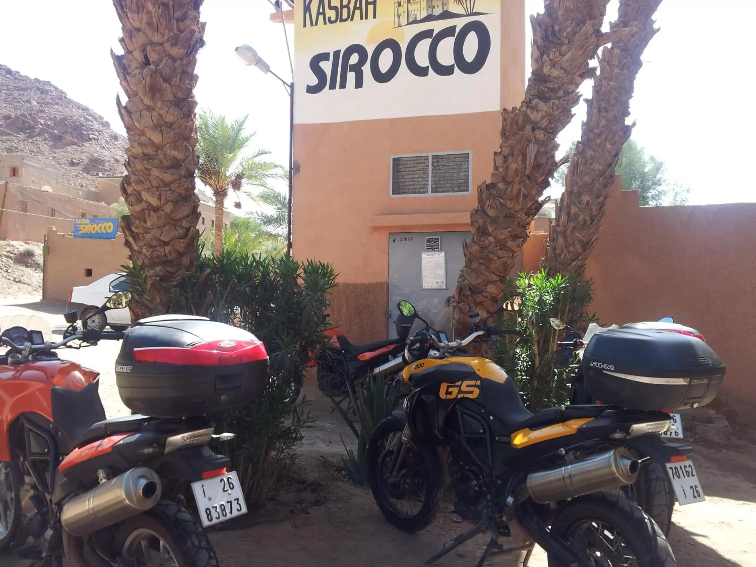 Facade/entrance in Kasbah Sirocco