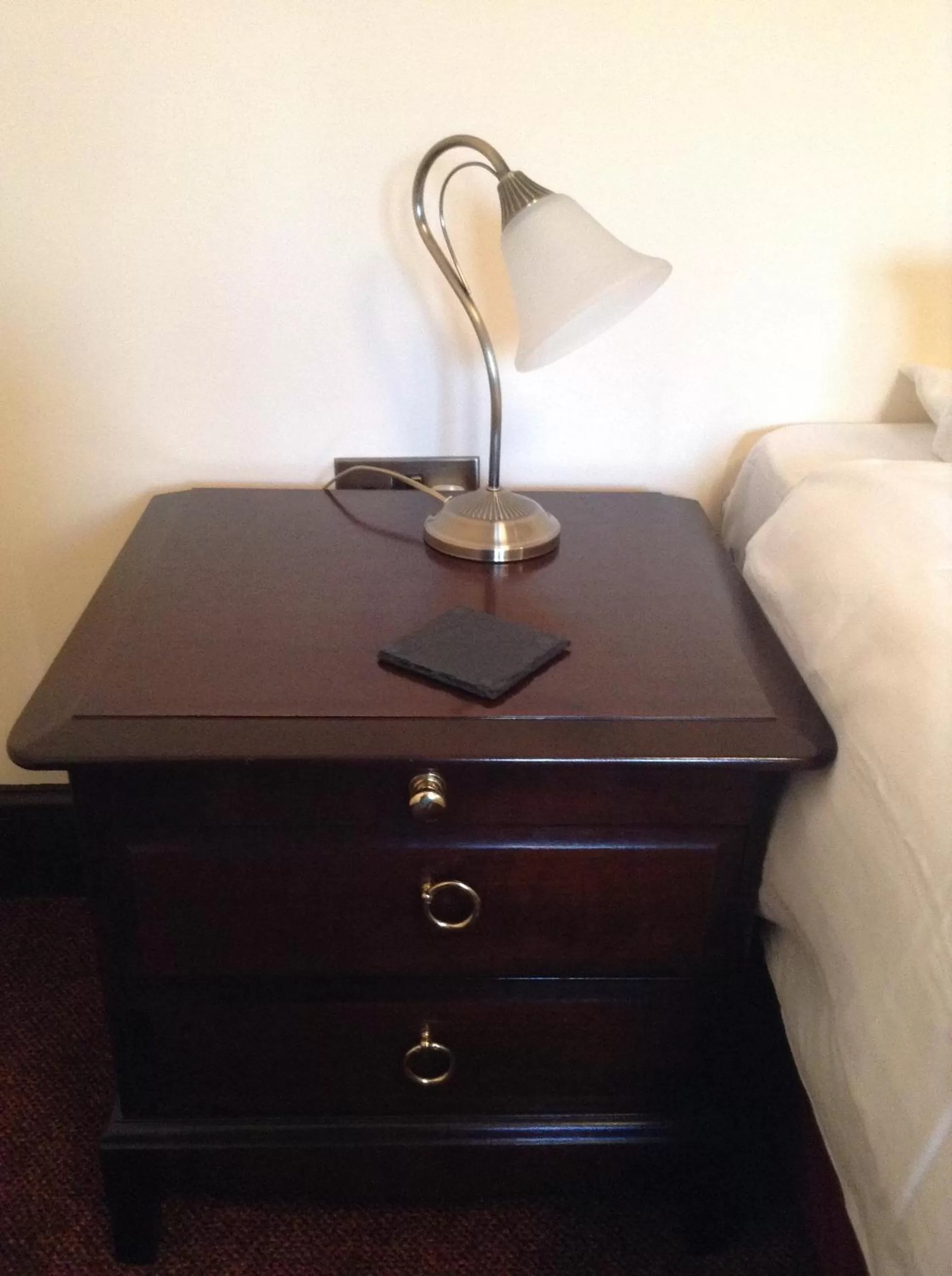 Decorative detail, Bed in The Crown Hotel
