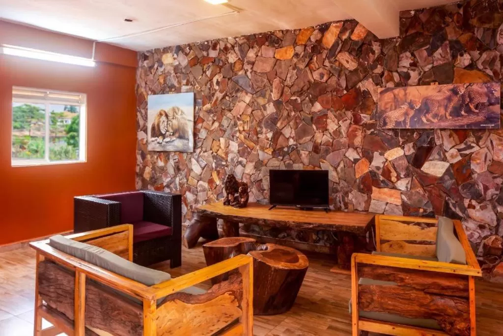 TV and multimedia, Seating Area in African Tribe Suites