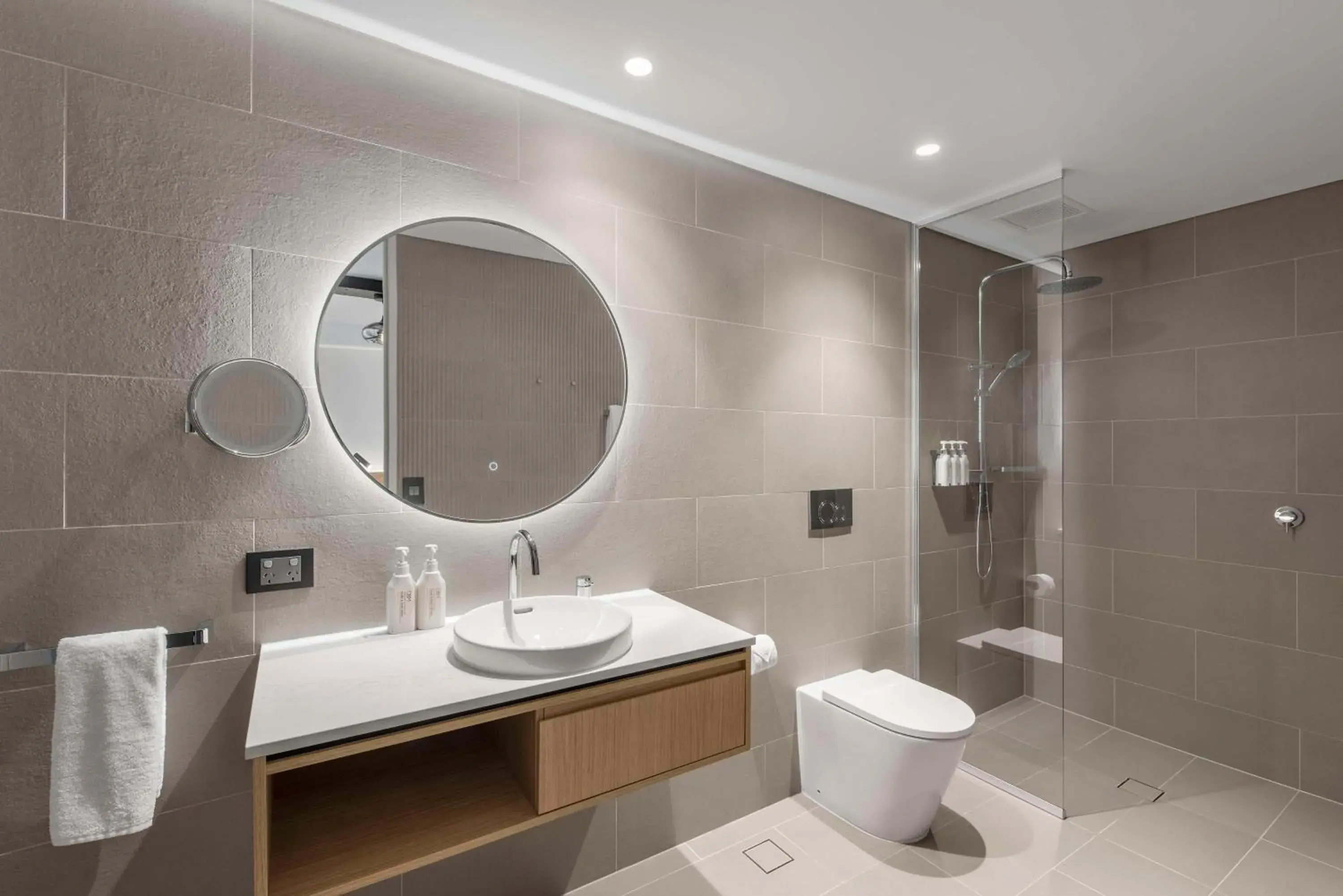 Shower, Bathroom in Vibe Hotel Adelaide