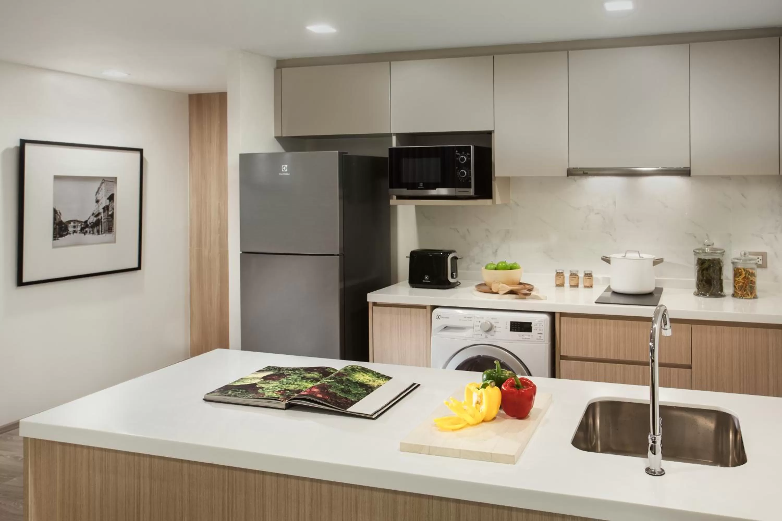 Kitchen or kitchenette in Somerset Ekamai Bangkok