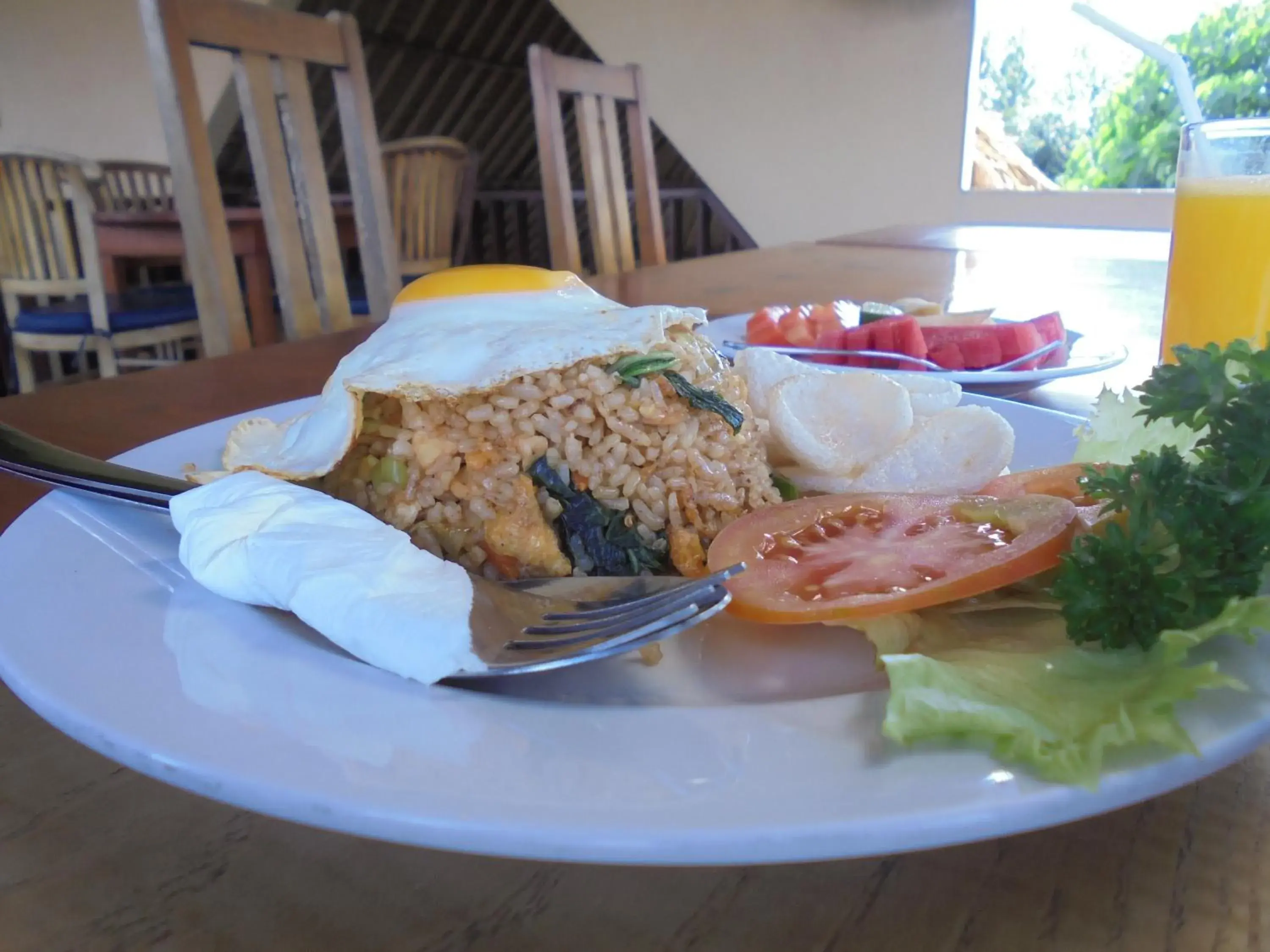 Continental breakfast in Biyukukung Suite & Spa Continental breakfast in Biyukukung Suite & Spa