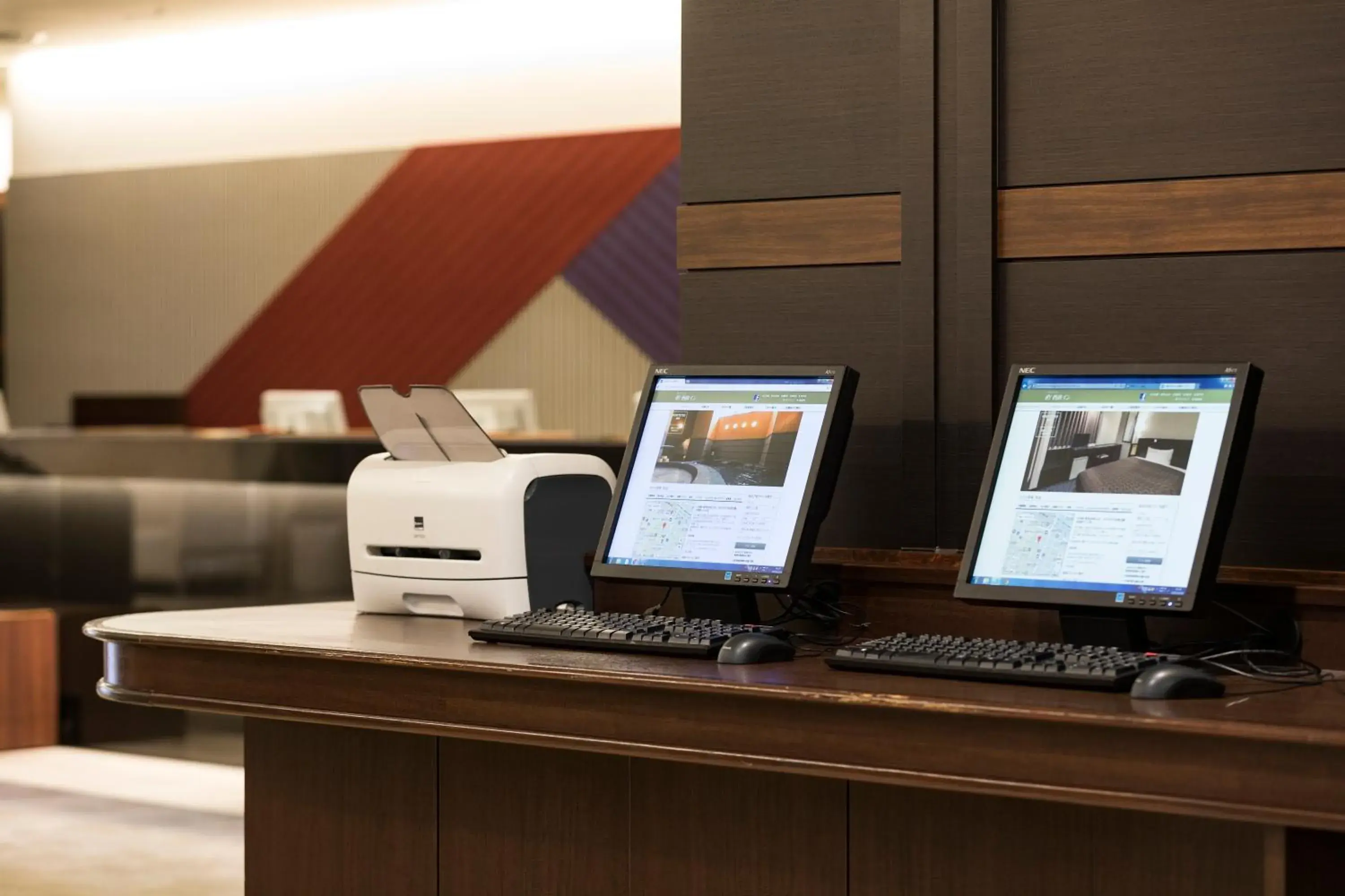 Lobby or reception, Business Area/Conference Room in Nishitetsu Inn Kokura