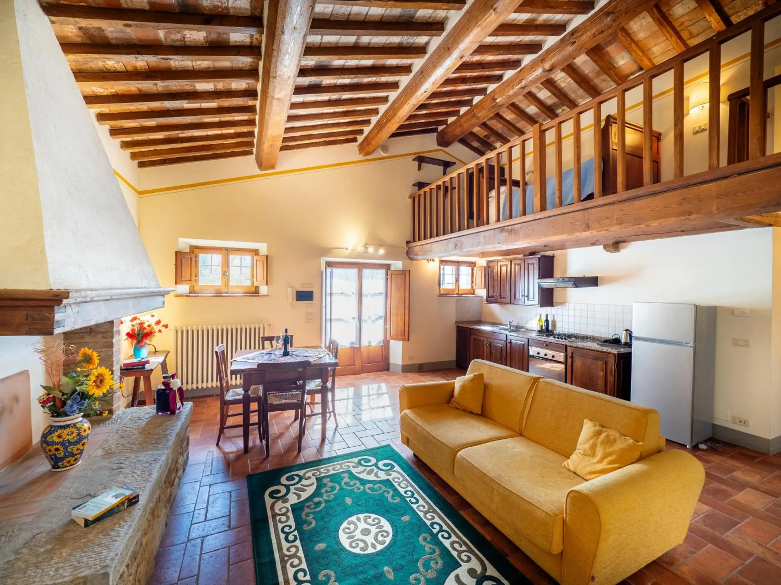 Living room, Seating Area in Relais Borgo San Pietro