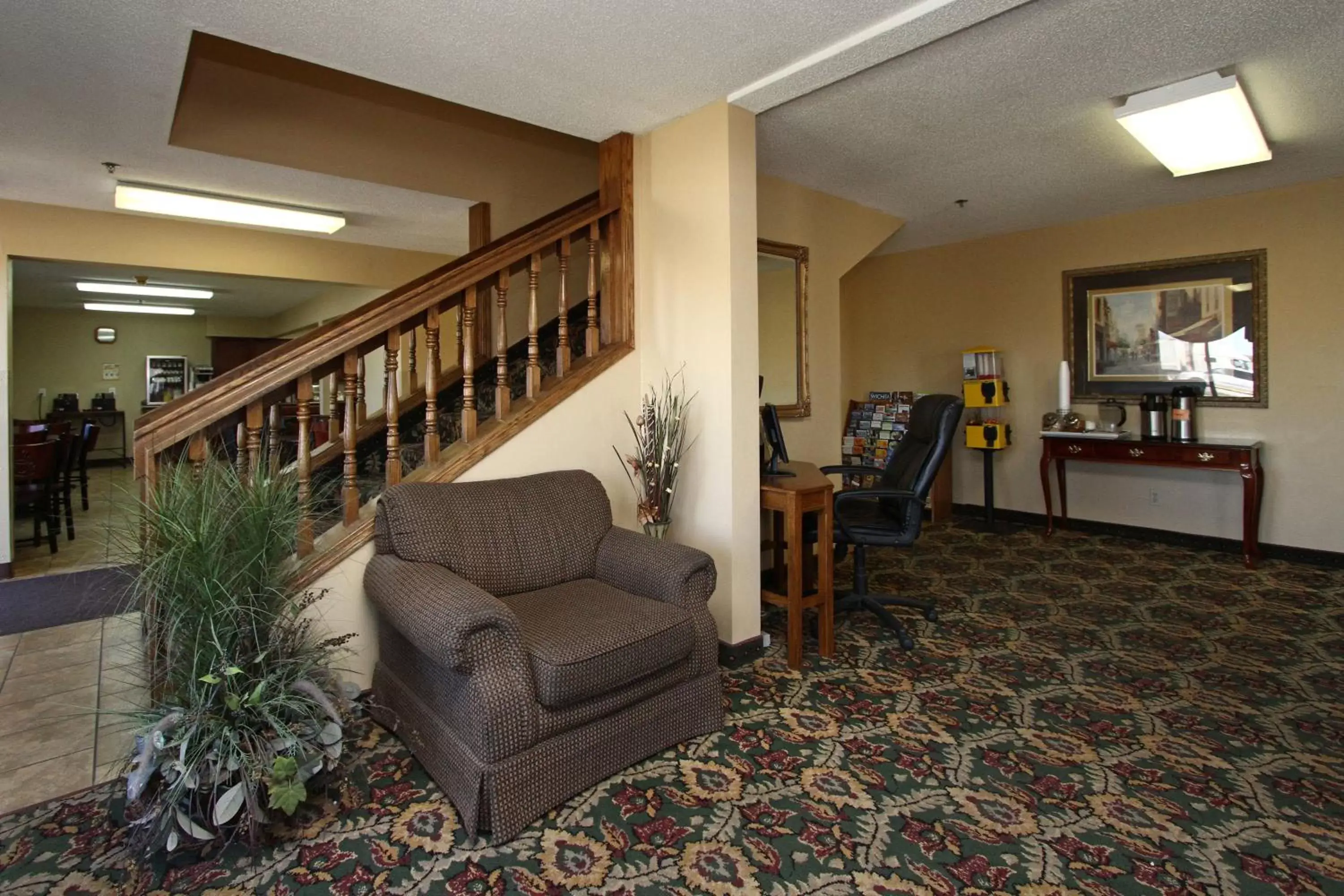 Lobby or reception, Seating Area in New Victorian Inn & Suites Kearney