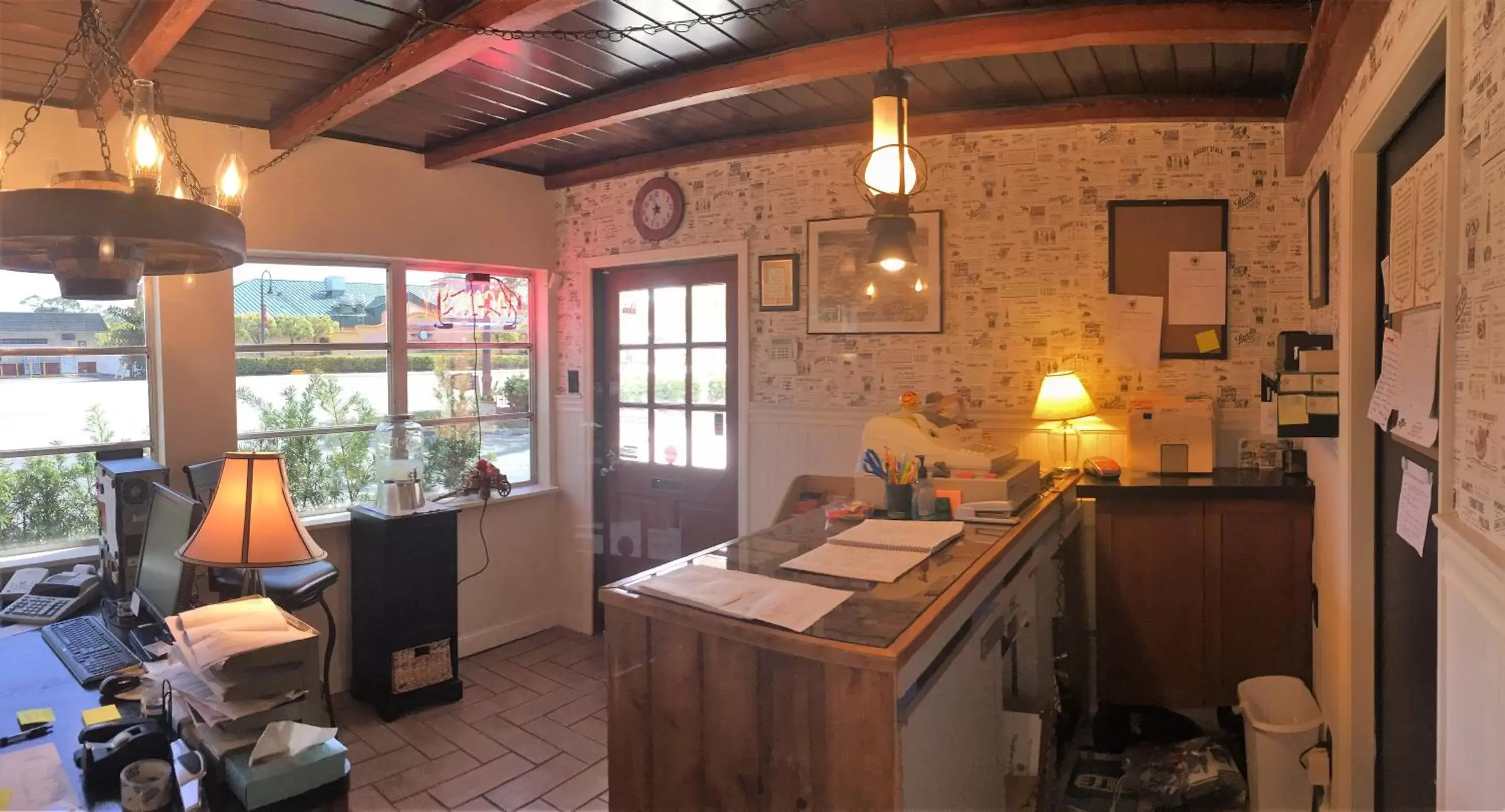 Lobby or reception in Buffalo Chip's Ranch House Motel