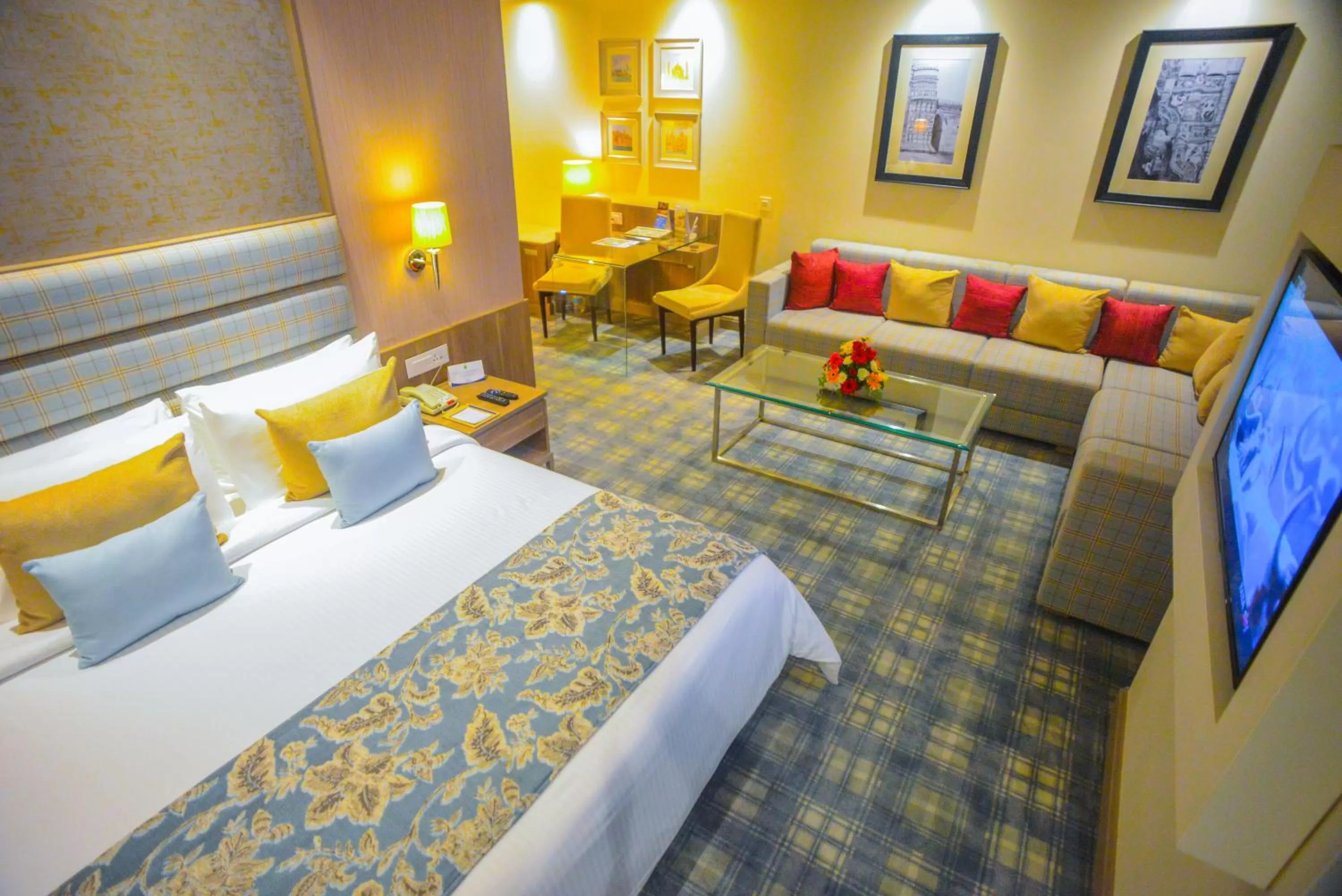 Toilet, Bed in Efcee Sarovar Premiere Bhavnagar