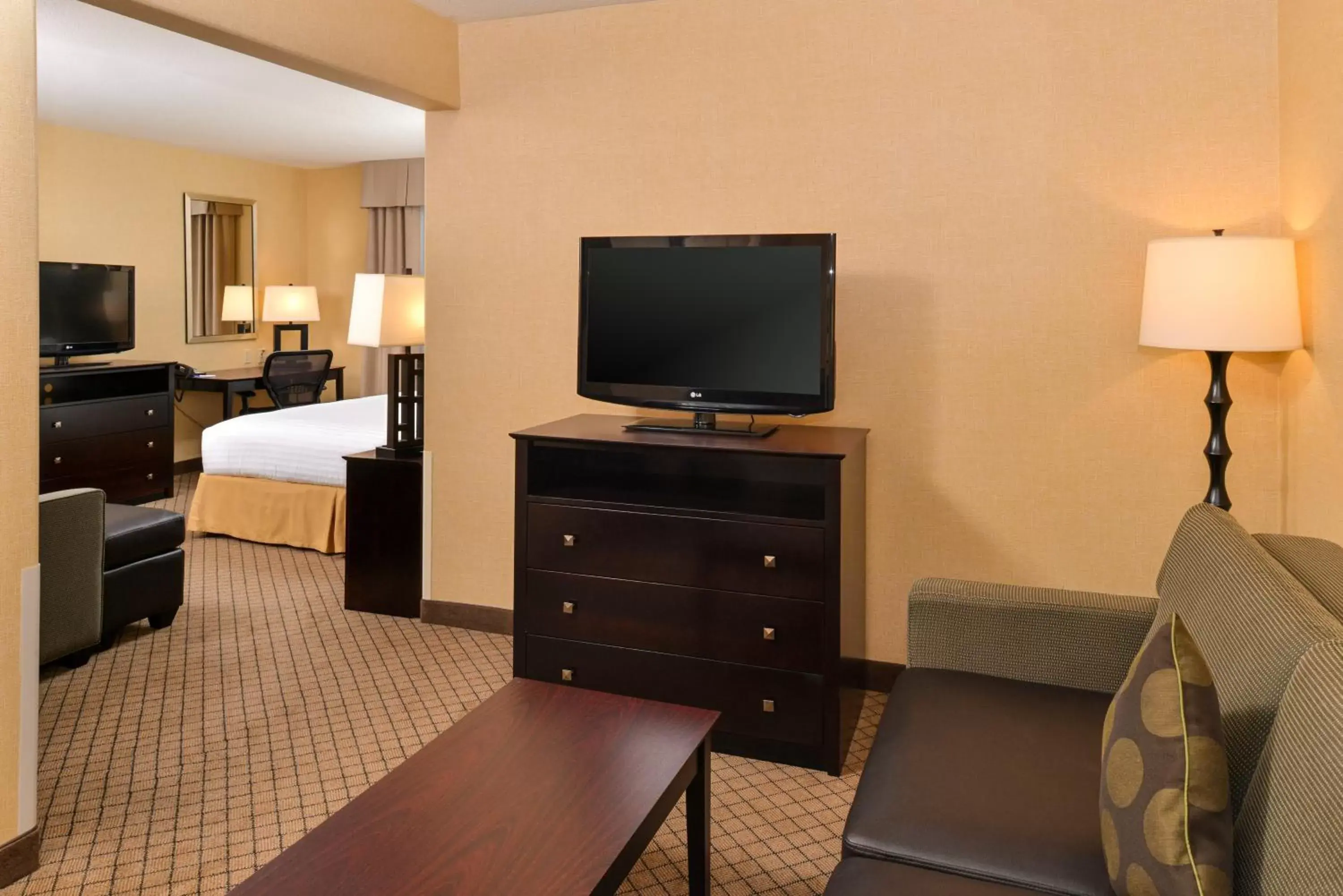 Photo of the whole room, TV/Entertainment Center in Holiday Inn Express Woodland, an IHG Hotel