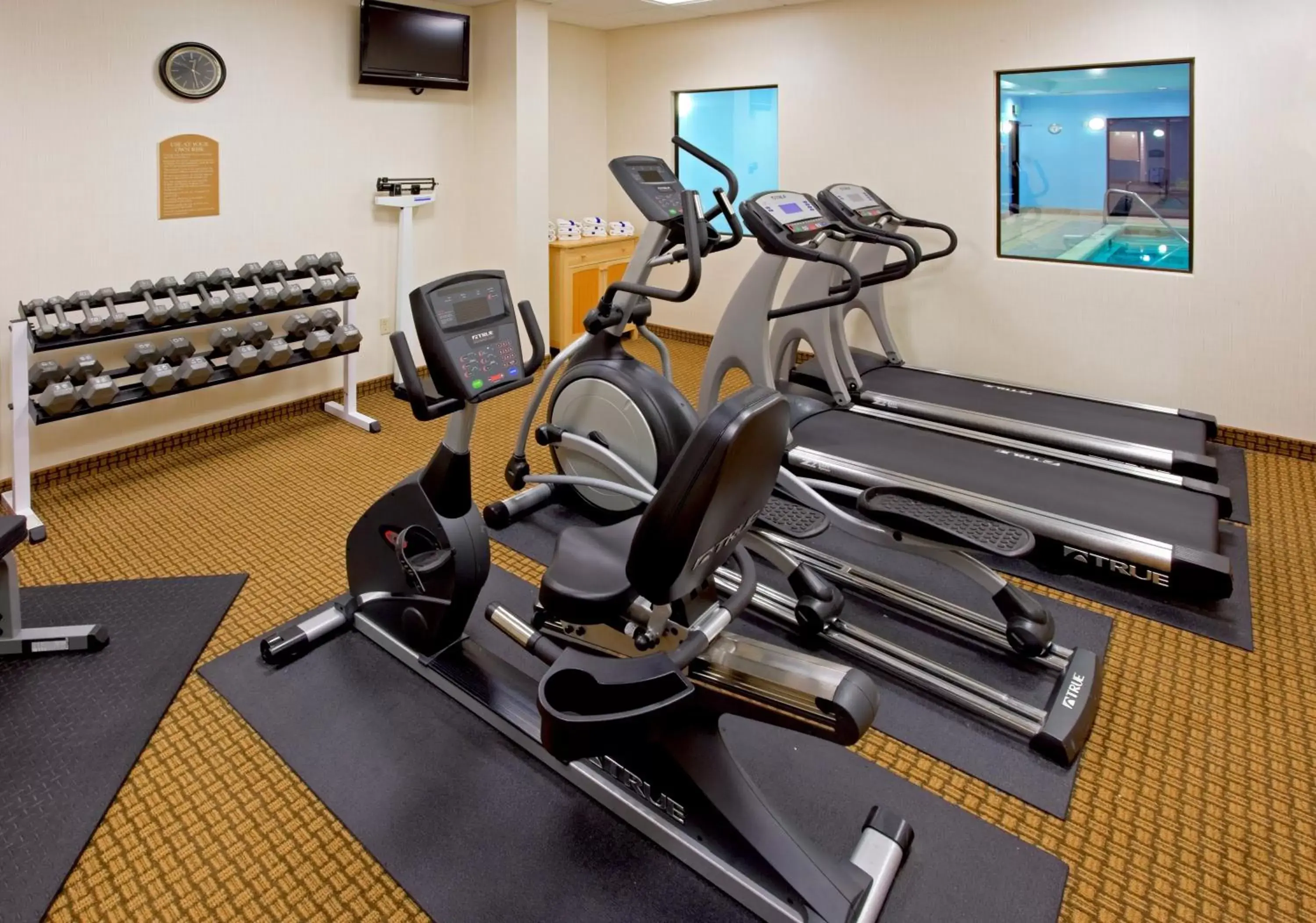 Fitness centre/facilities, Fitness Center/Facilities in Holiday Inn Express & Suites Albany Airport Area - Latham, an IHG Hotel