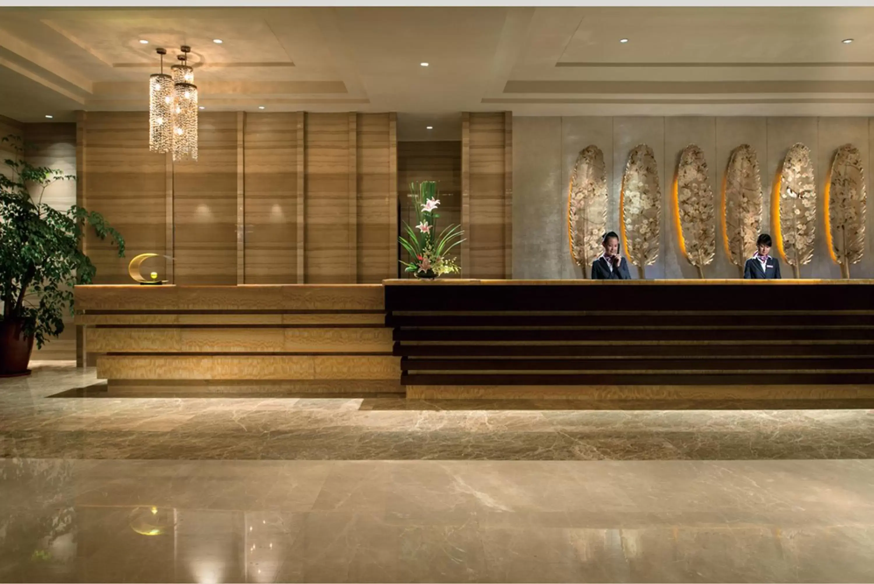 Property building, Lobby/Reception in Crowne Plaza Hefei, an IHG Hotel