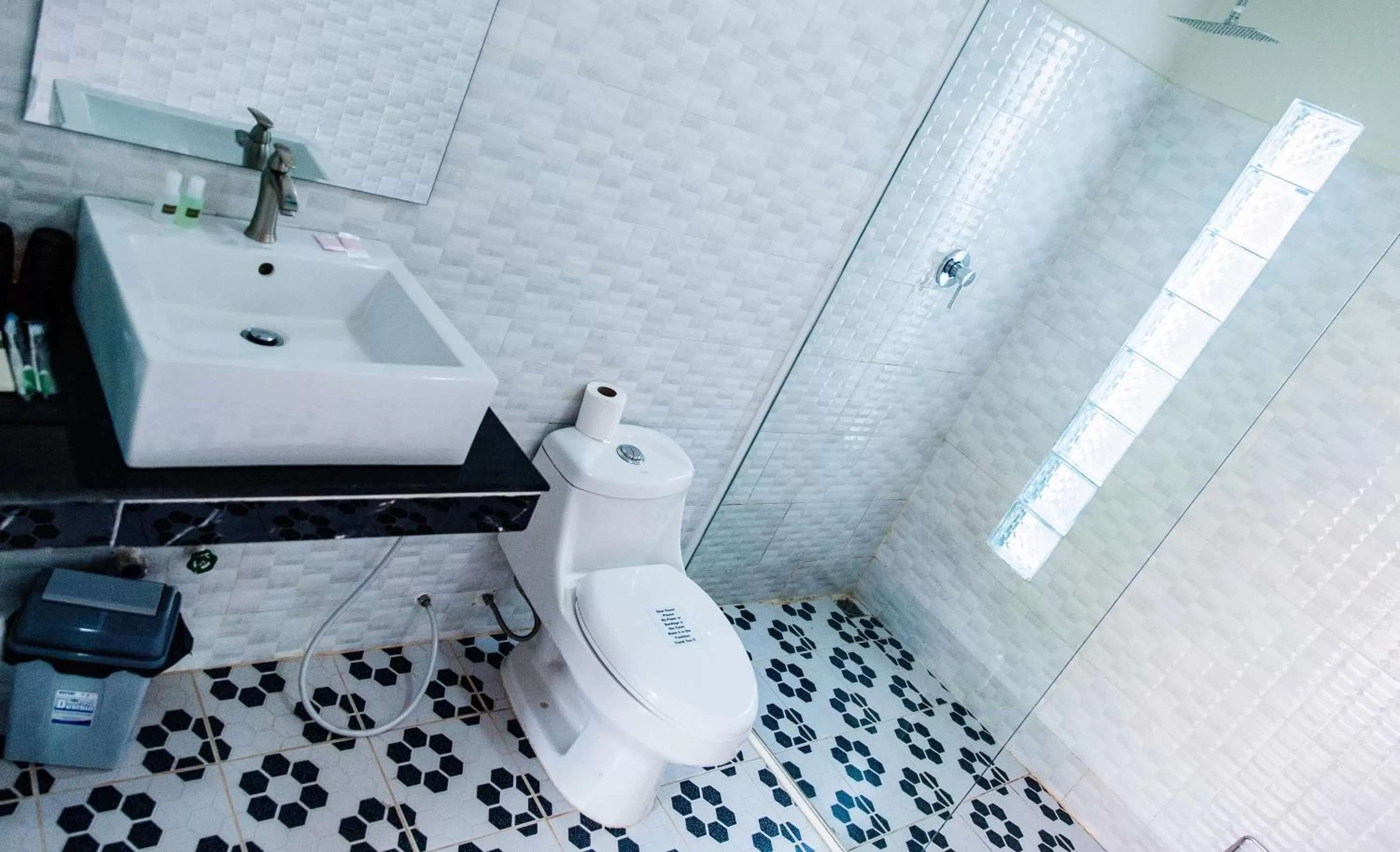 Decorative detail, Bathroom in Spayhiti