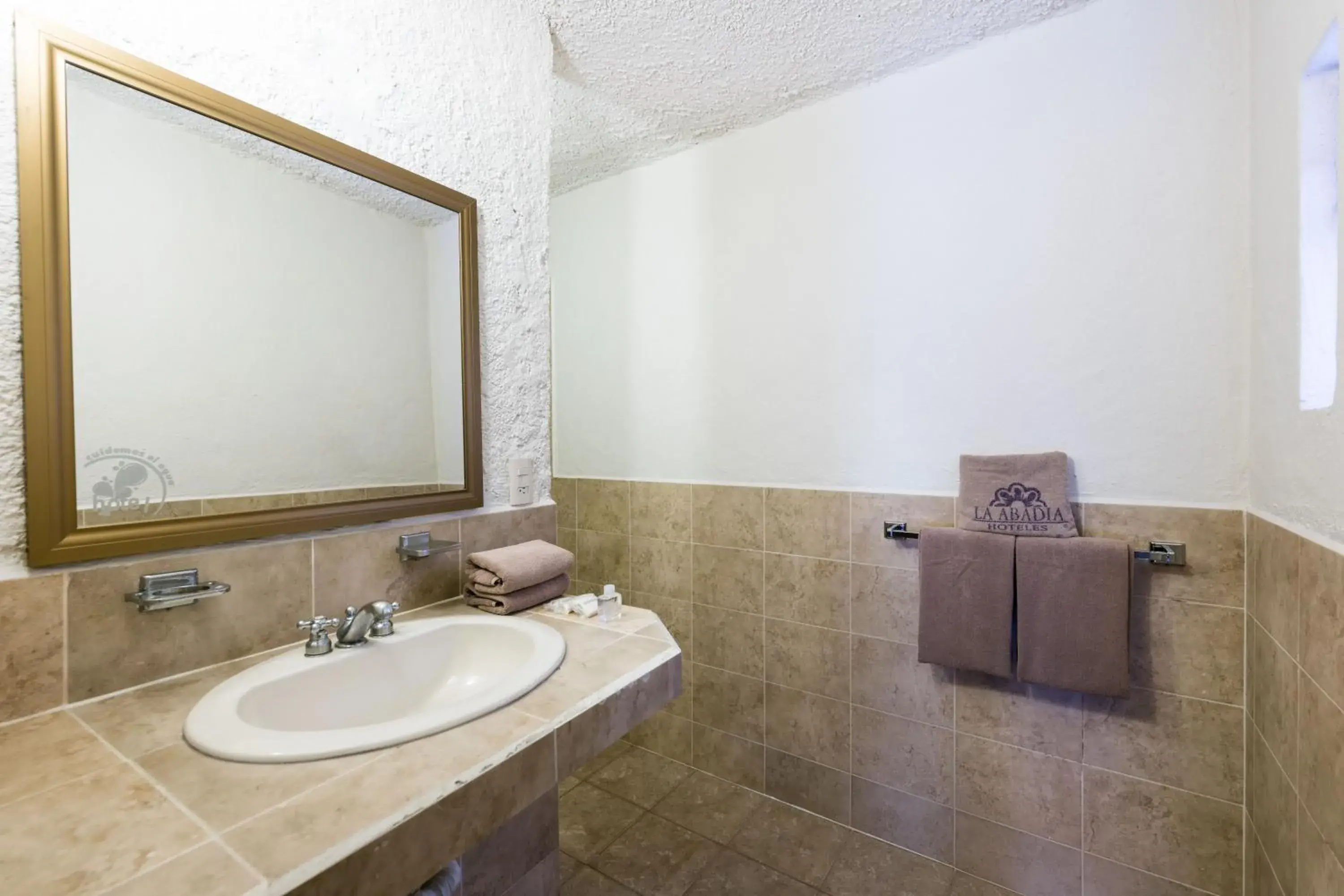 Bathroom in Hotel Abadia Plaza