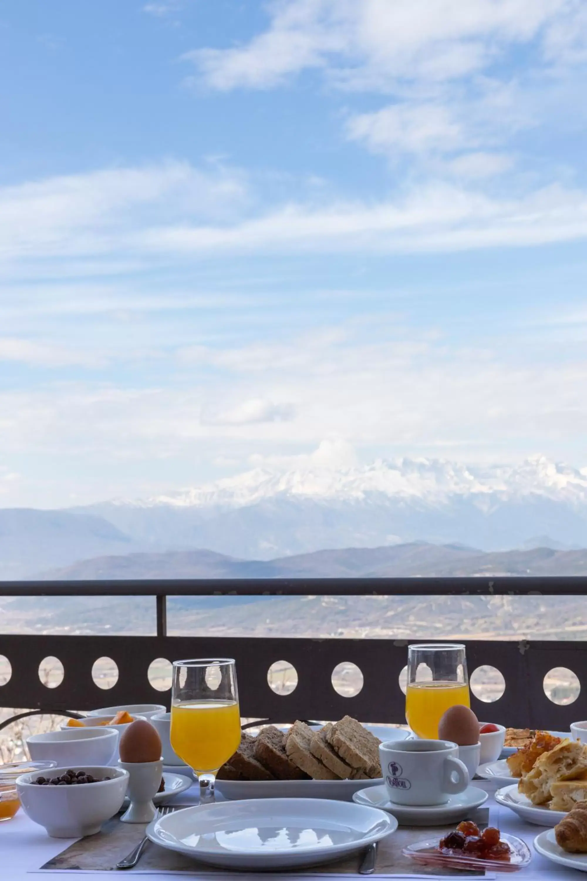 Breakfast in Konitsa Mountain Hotel