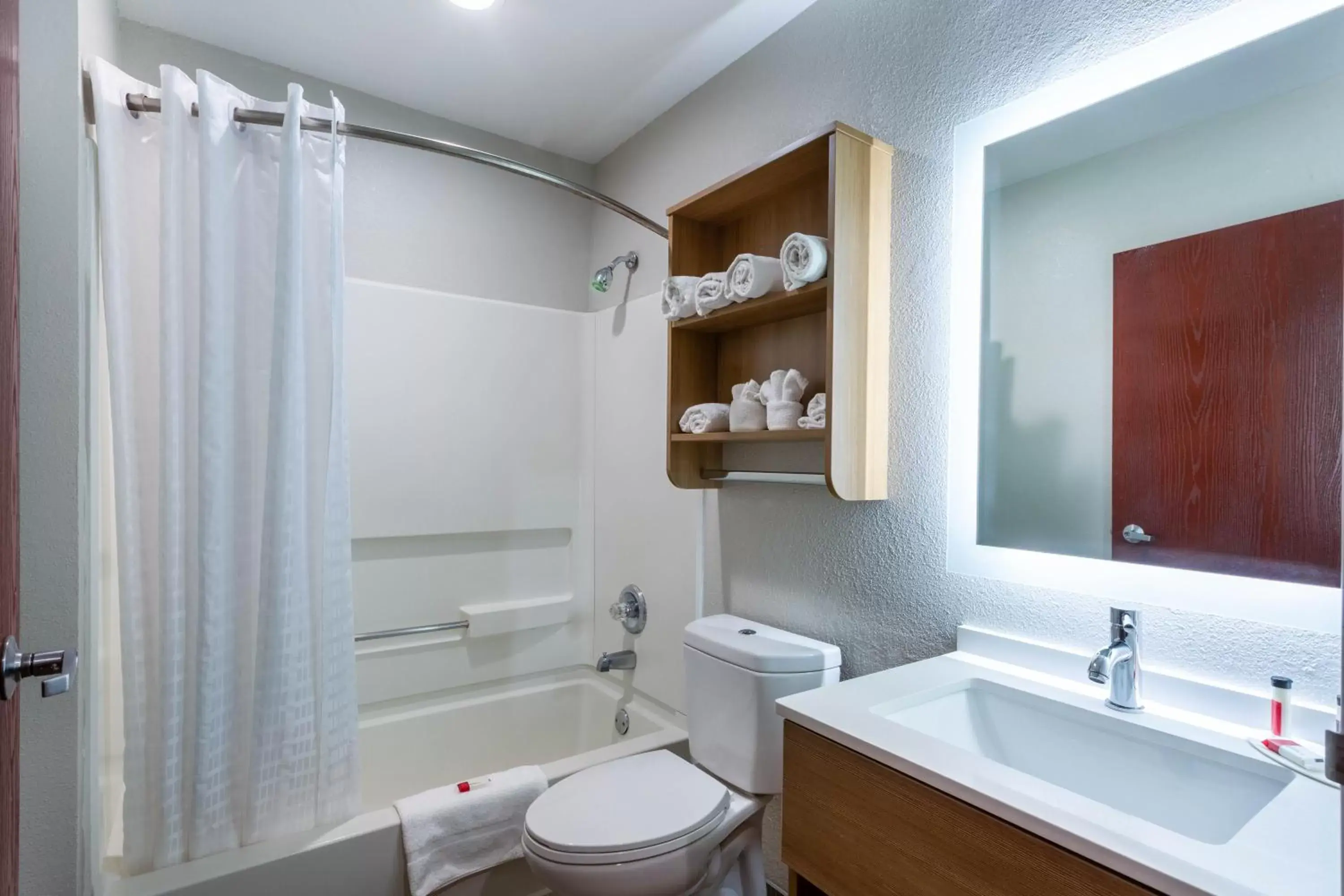 Bathroom in Microtel Inn & Suites by Wyndham Burlington