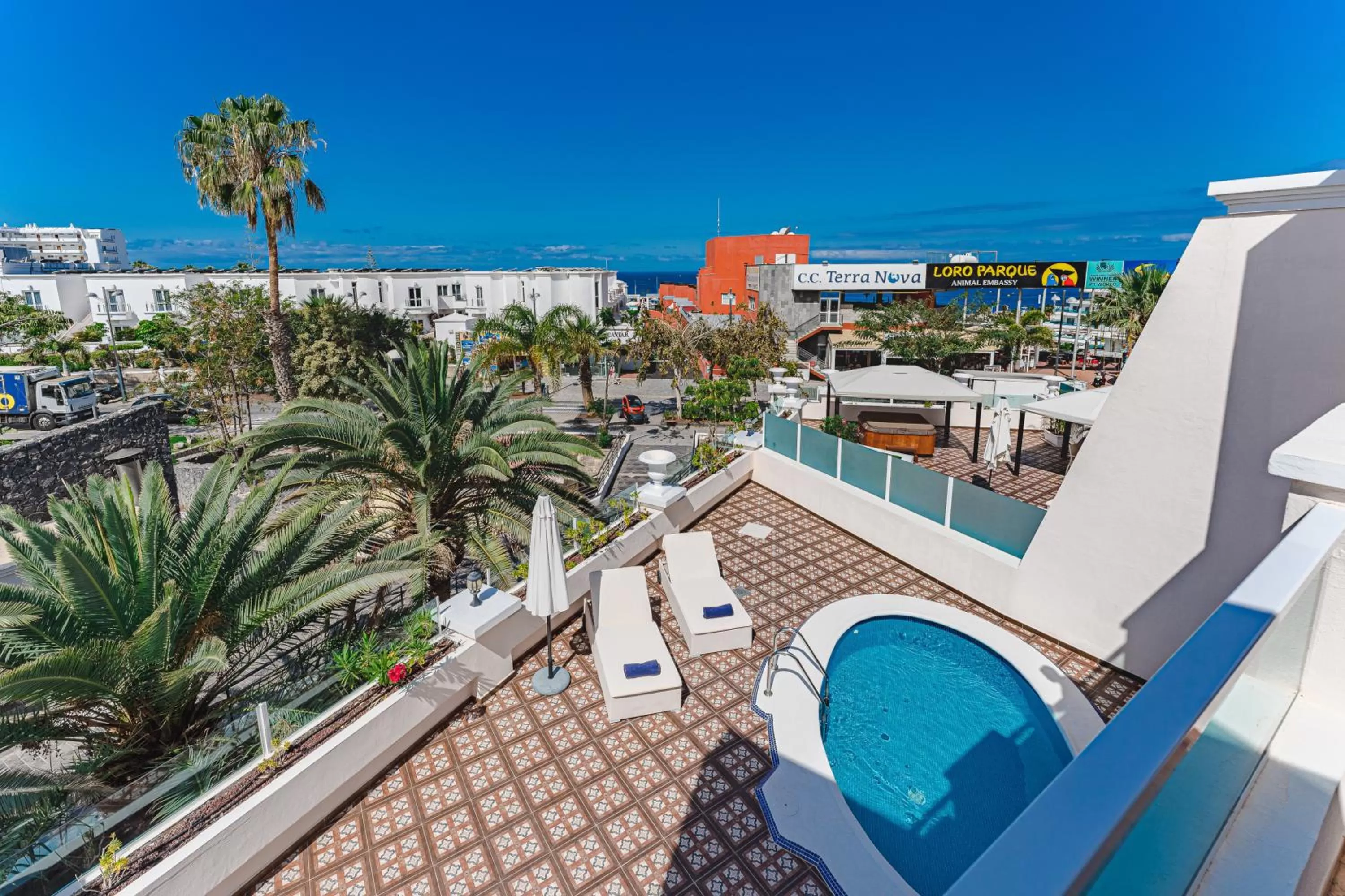 Balcony/Terrace in Flamingo Suites Boutique Hotel