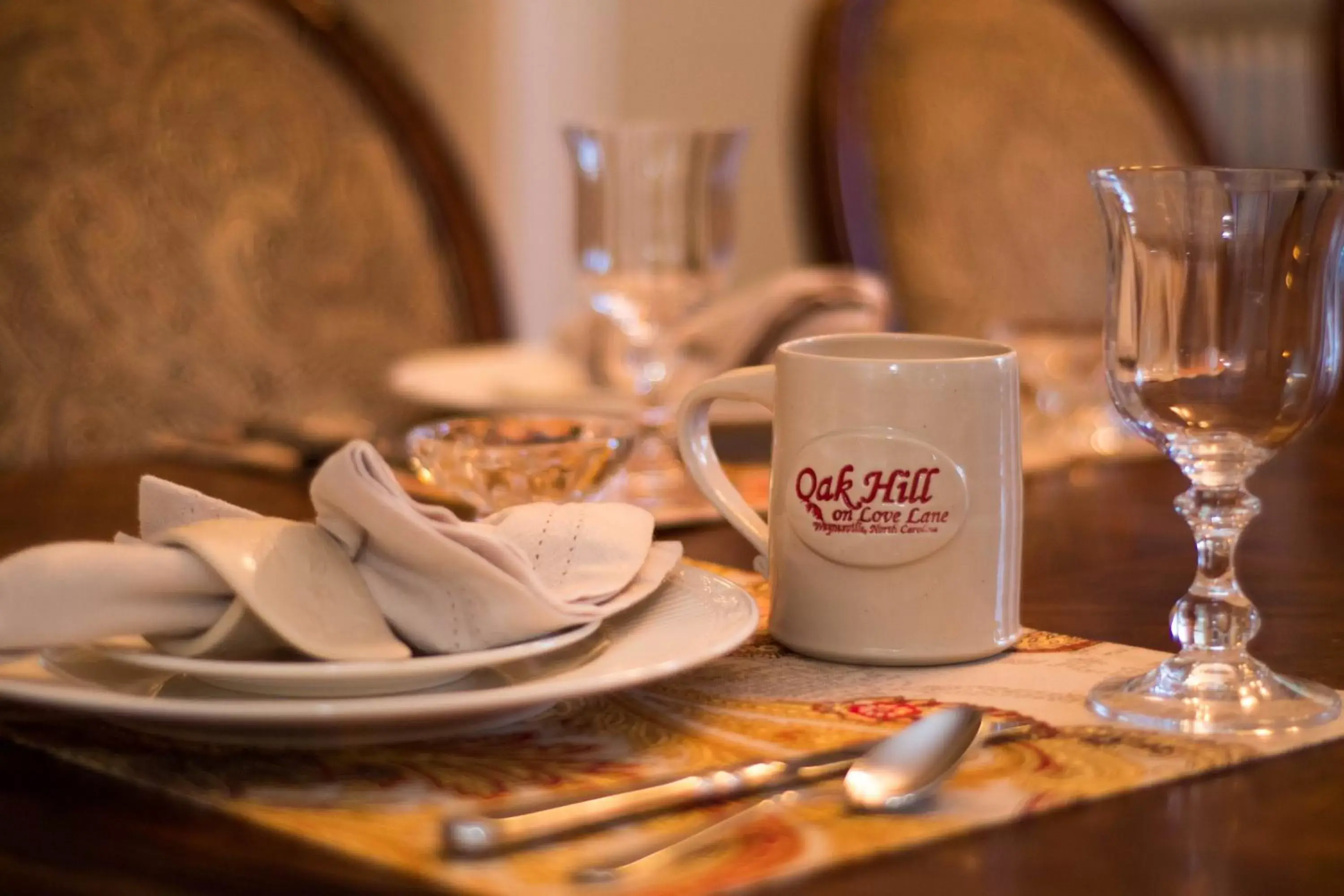 Food close-up in Oak Hill On Love Lane Bed and Breakfast Inn