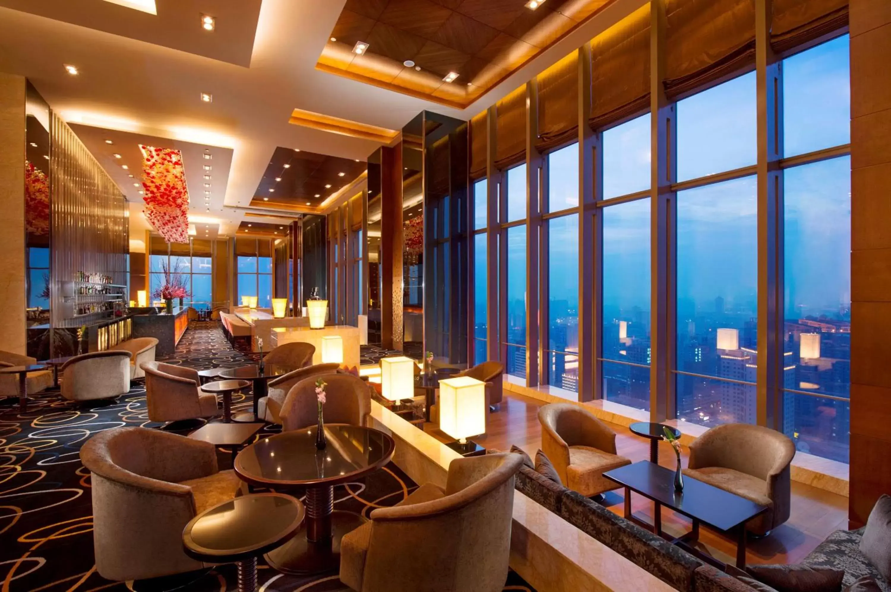 Lobby or reception, Lounge/Bar in Hilton Shijiazhuang