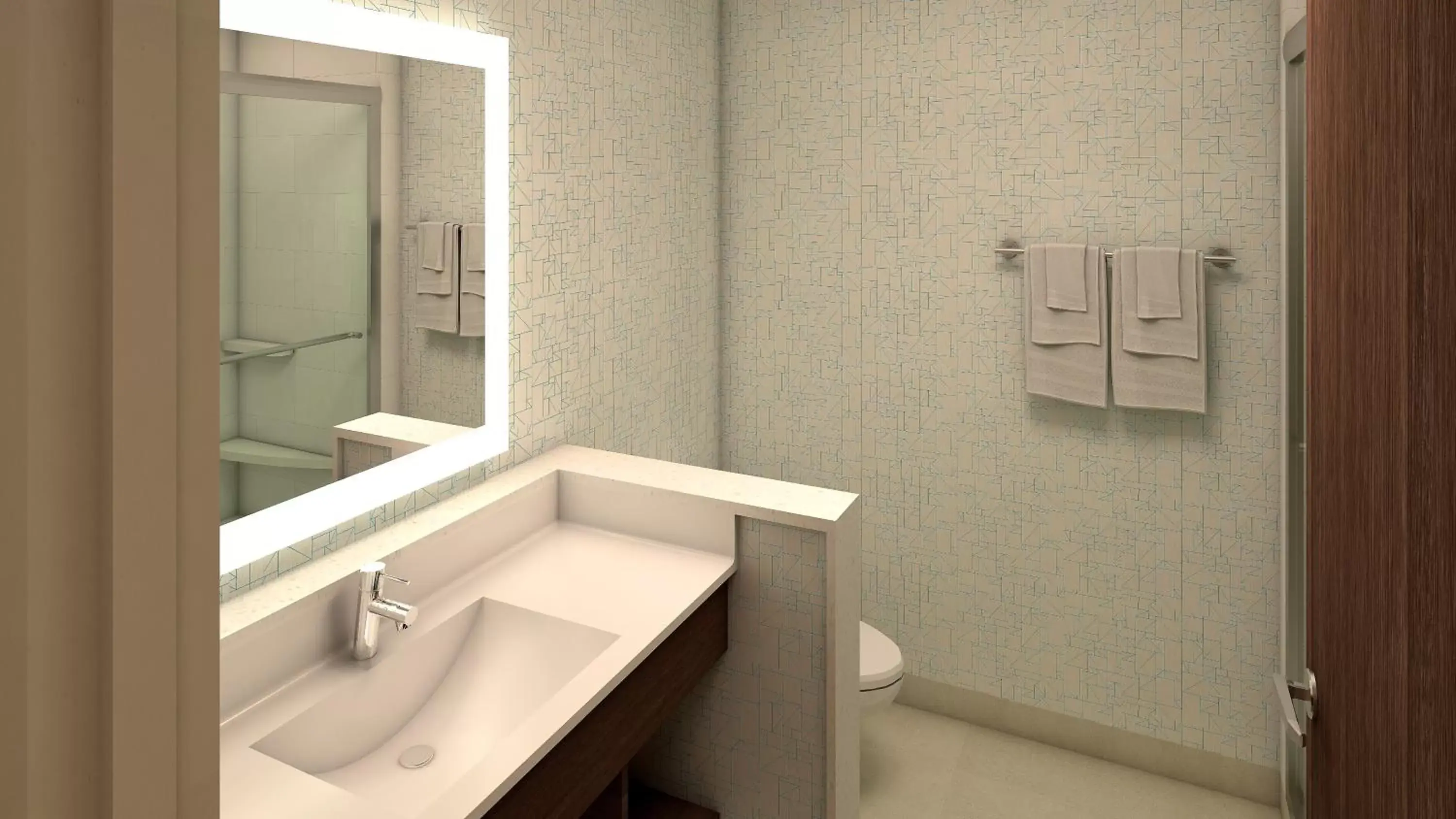 Bathroom in Holiday Inn Express & Suites Racine, an IHG Hotel