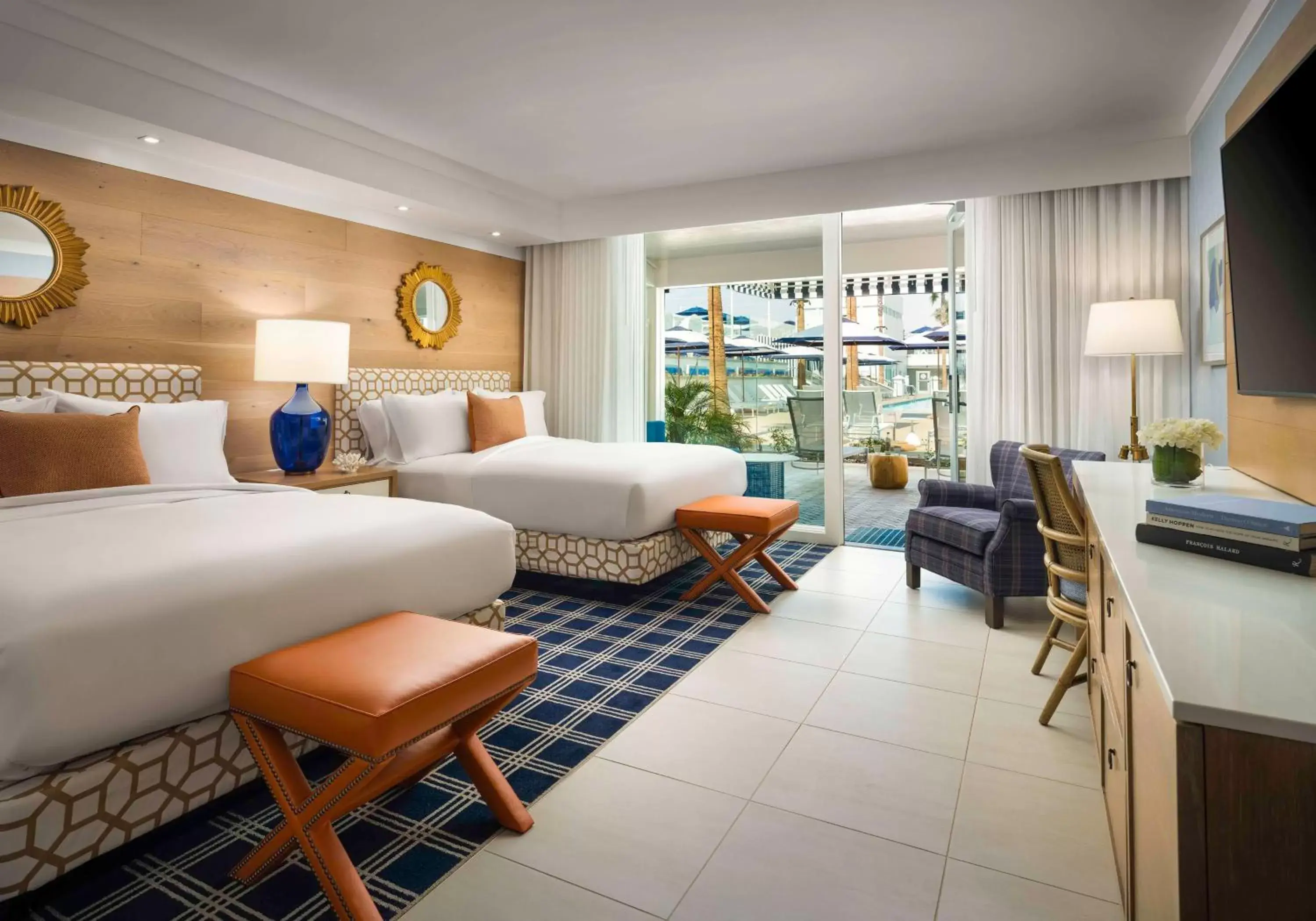 Bed in Hotel del Coronado, Curio Collection by Hilton