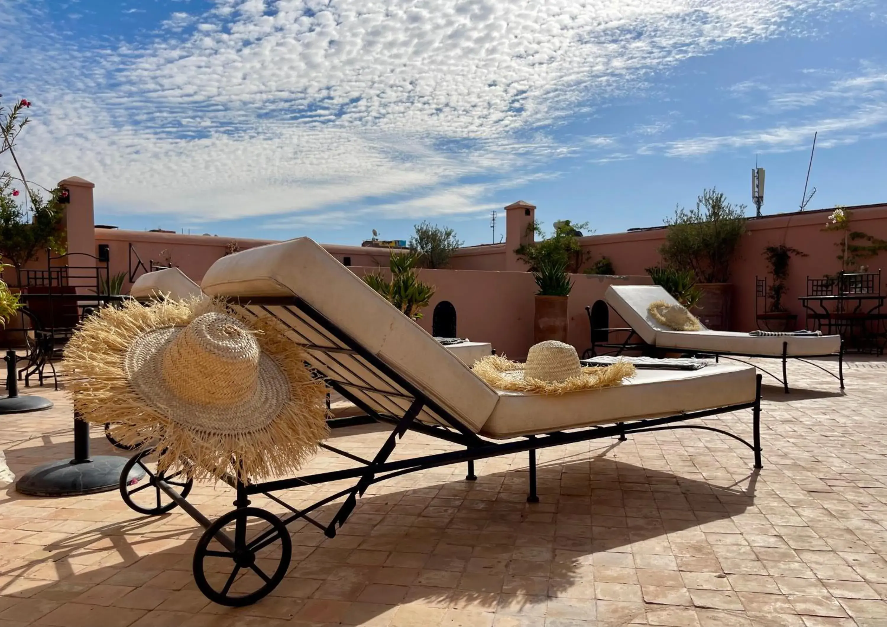 Balcony/Terrace in Riad Dar Foundouk and Spa