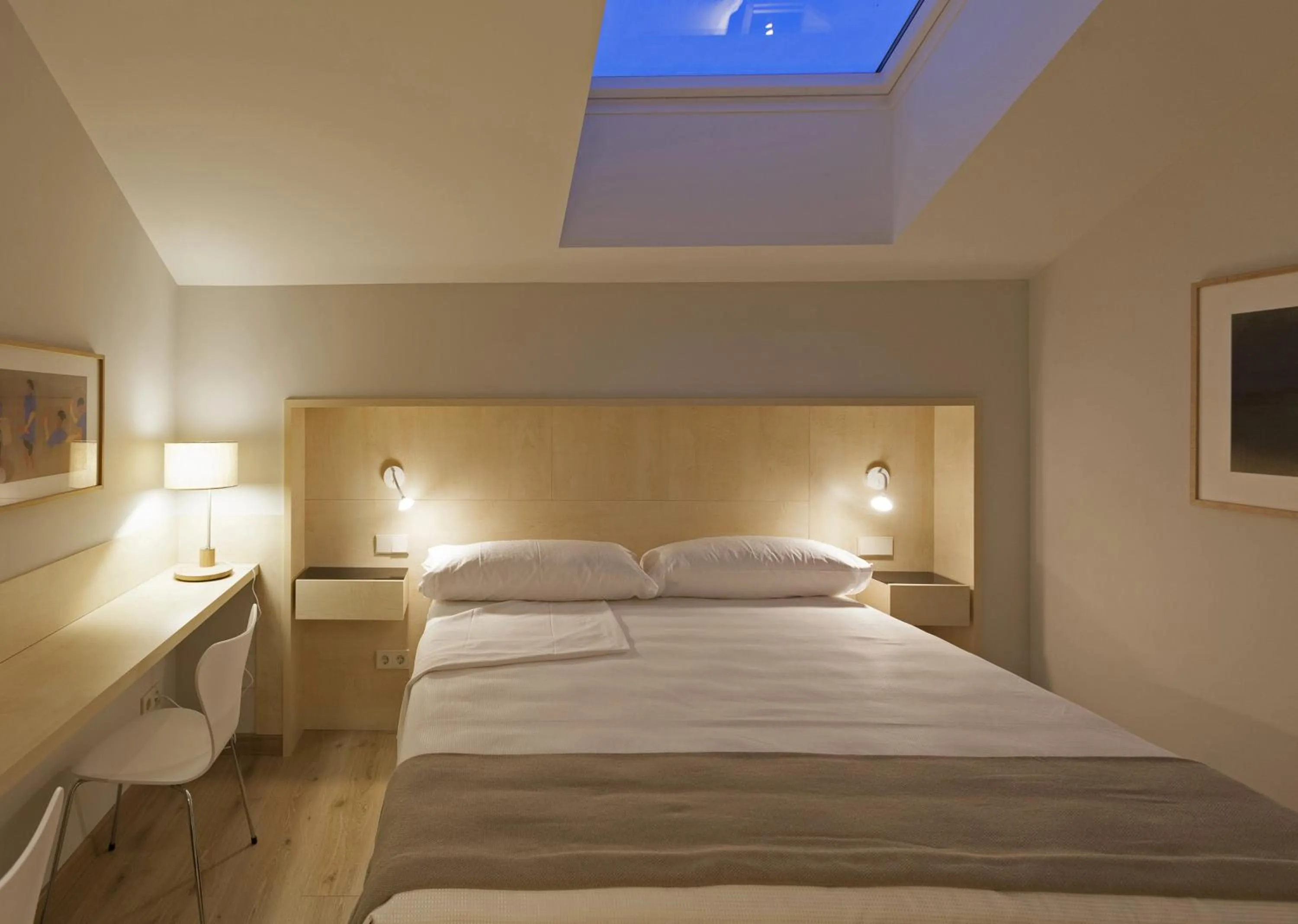 Bed in San Gil Plaza Hotel