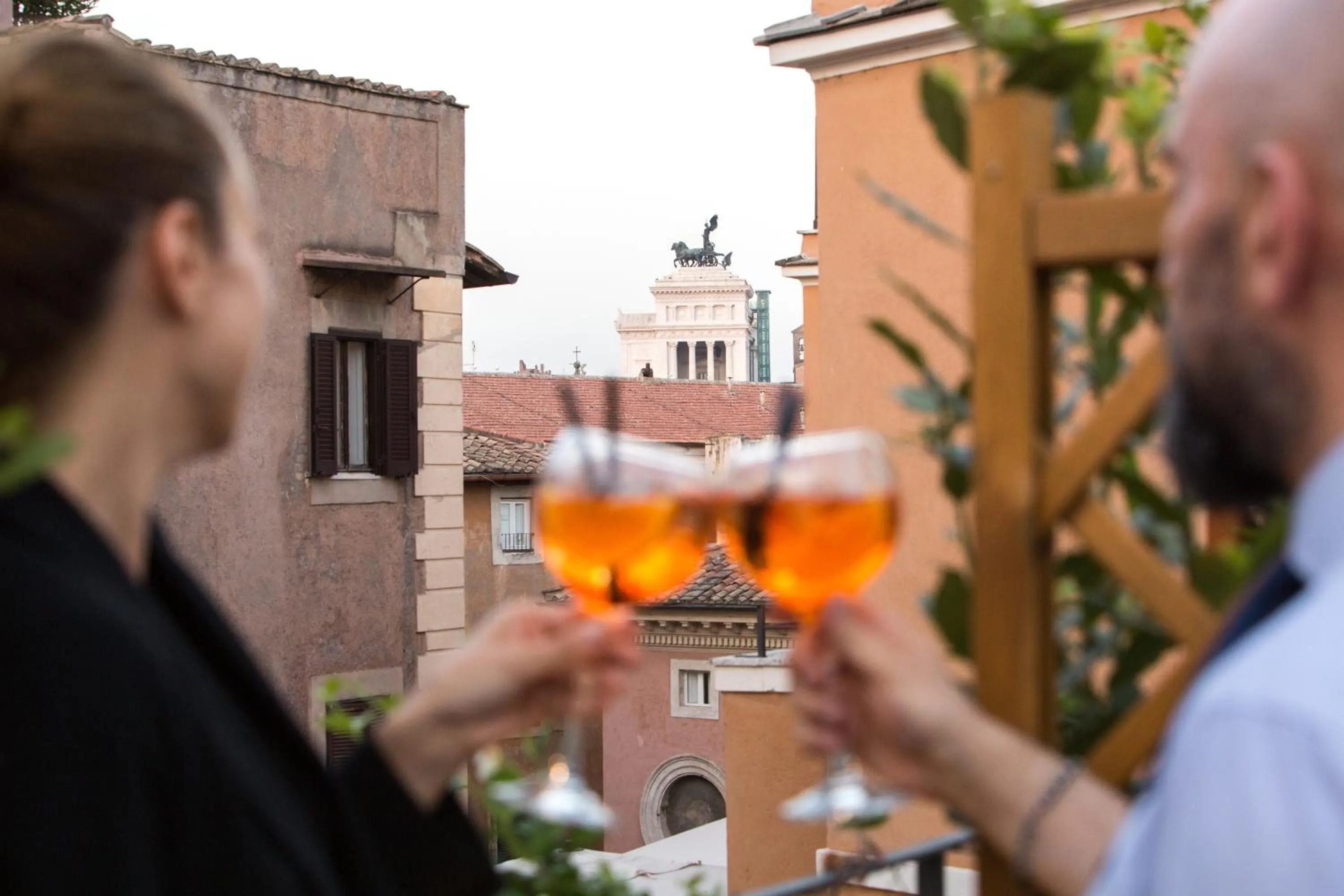 Patio in Hotel Monte Cenci