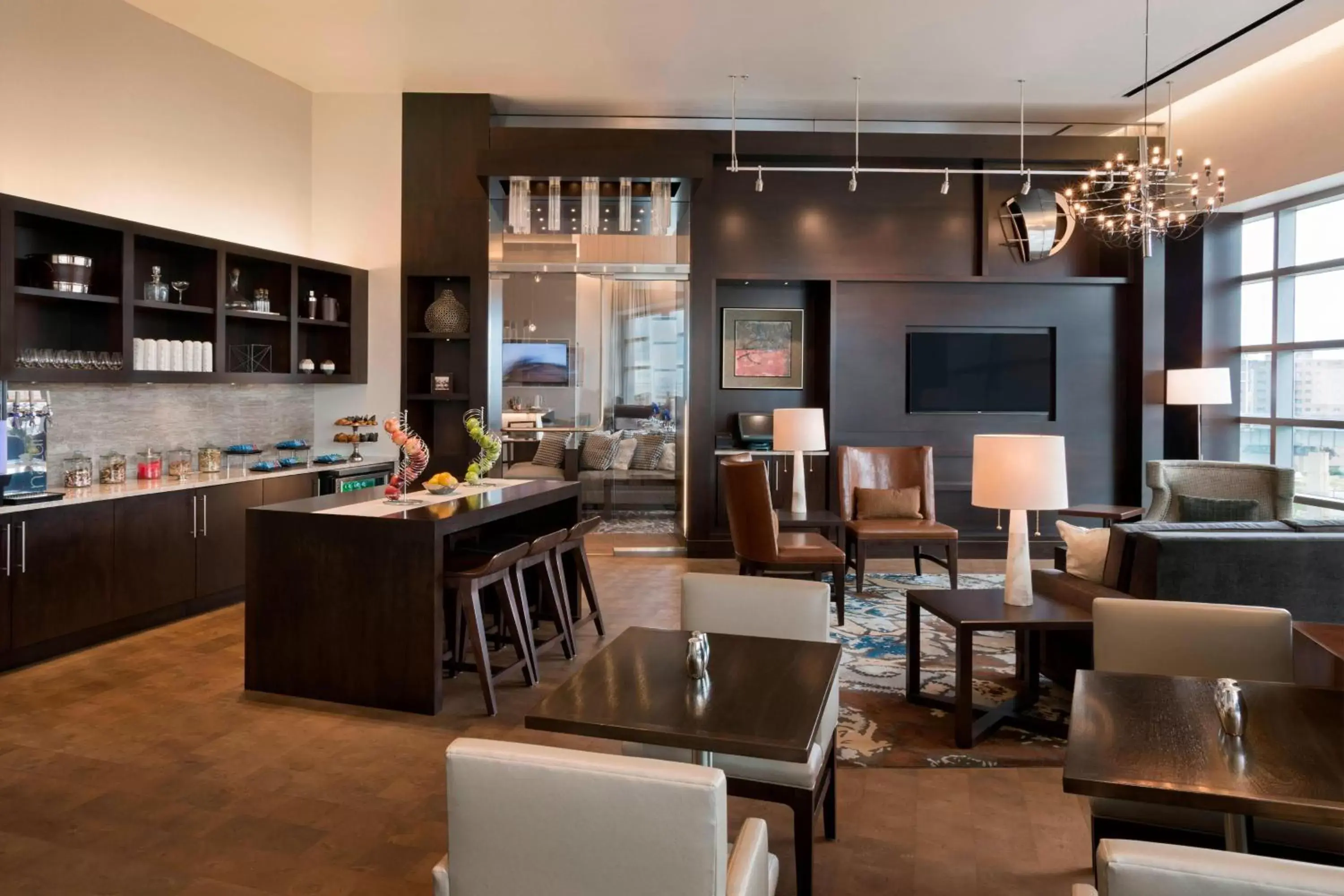 Lounge or bar, Restaurant/Places to Eat in Buffalo Marriott at LECOM HARBORCENTER