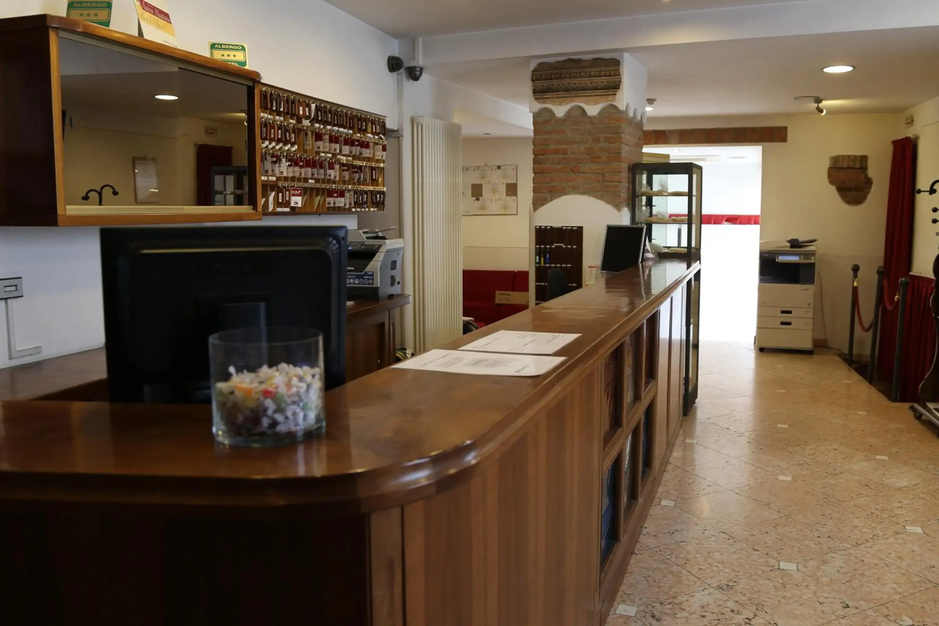 Lobby or reception, Lobby/Reception in Hotel Mantegna Stazione