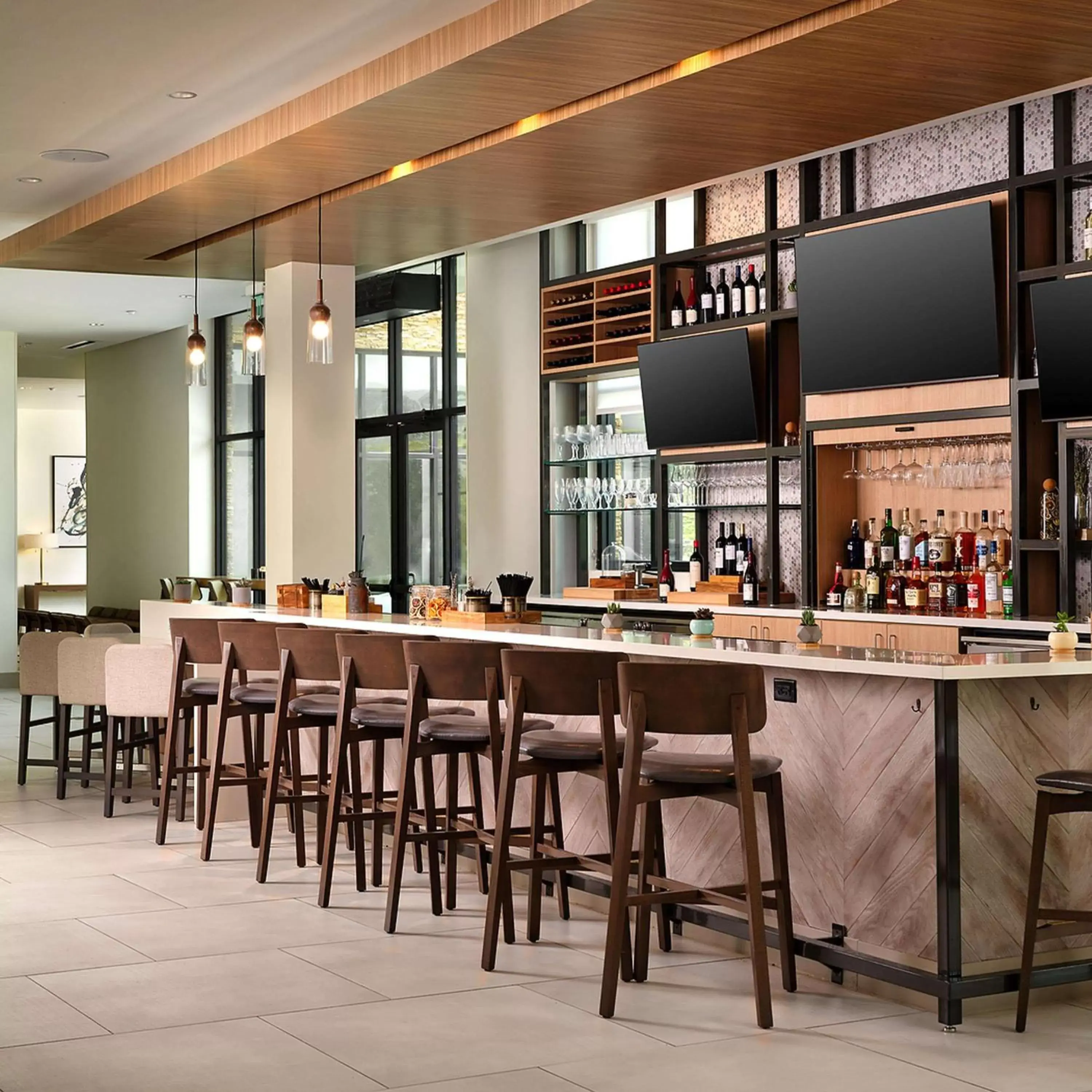 Lounge or bar, Restaurant/Places to Eat in Hilton Garden Inn Grapevine At Silverlake Crossing, Tx