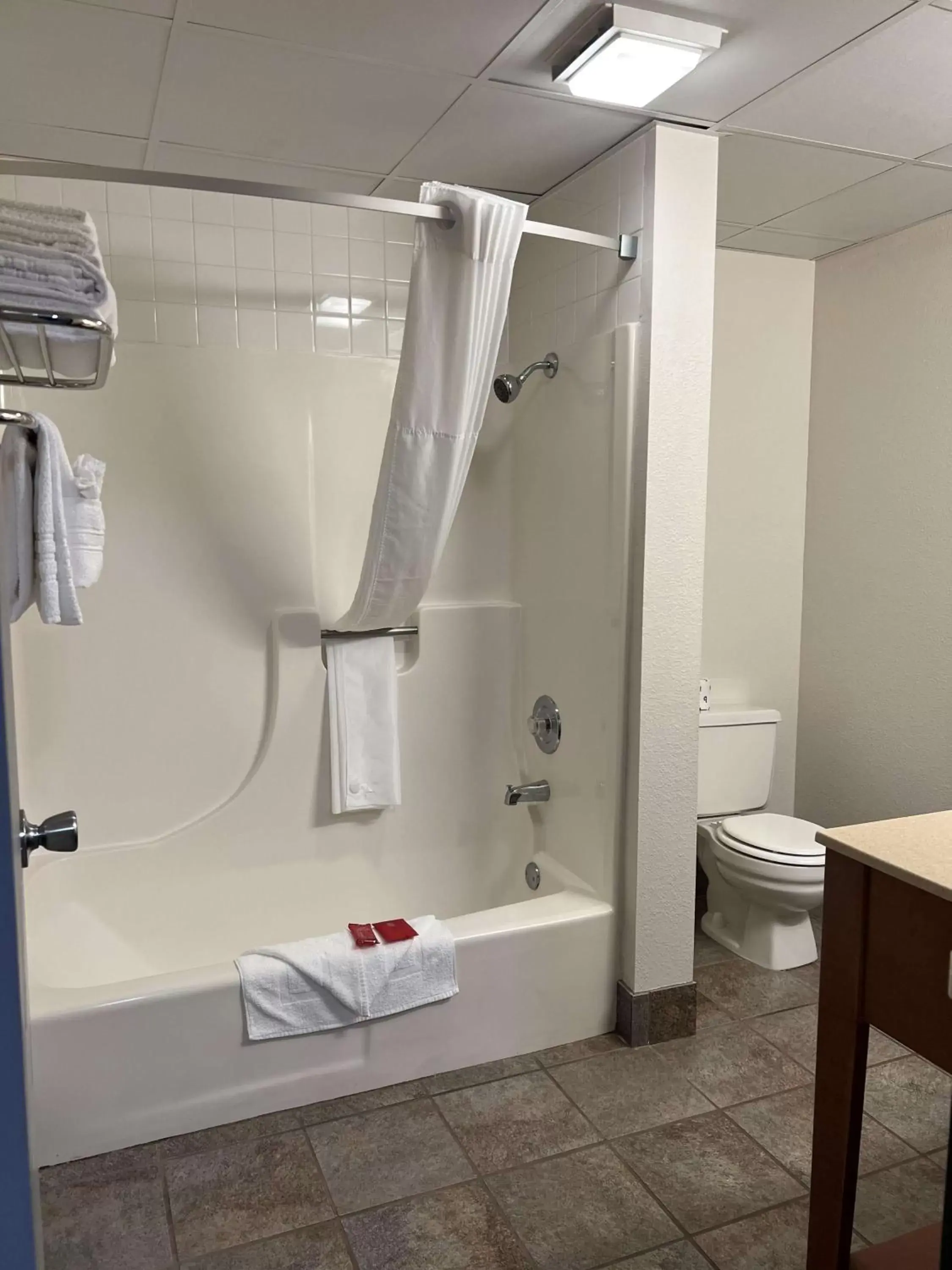 Bathroom in SureStay Plus Hotel by Best Western Grand Island