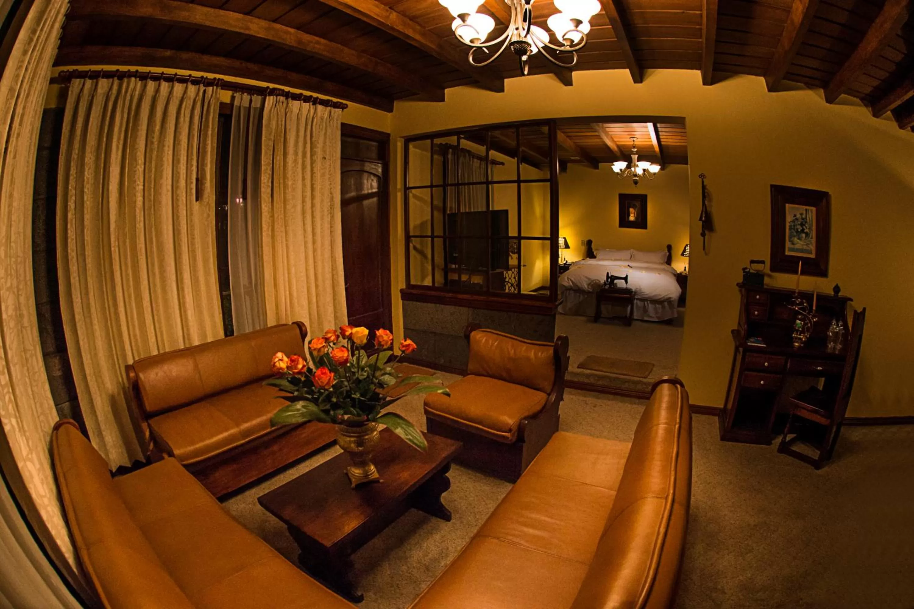 Living room in Hostería La Andaluza