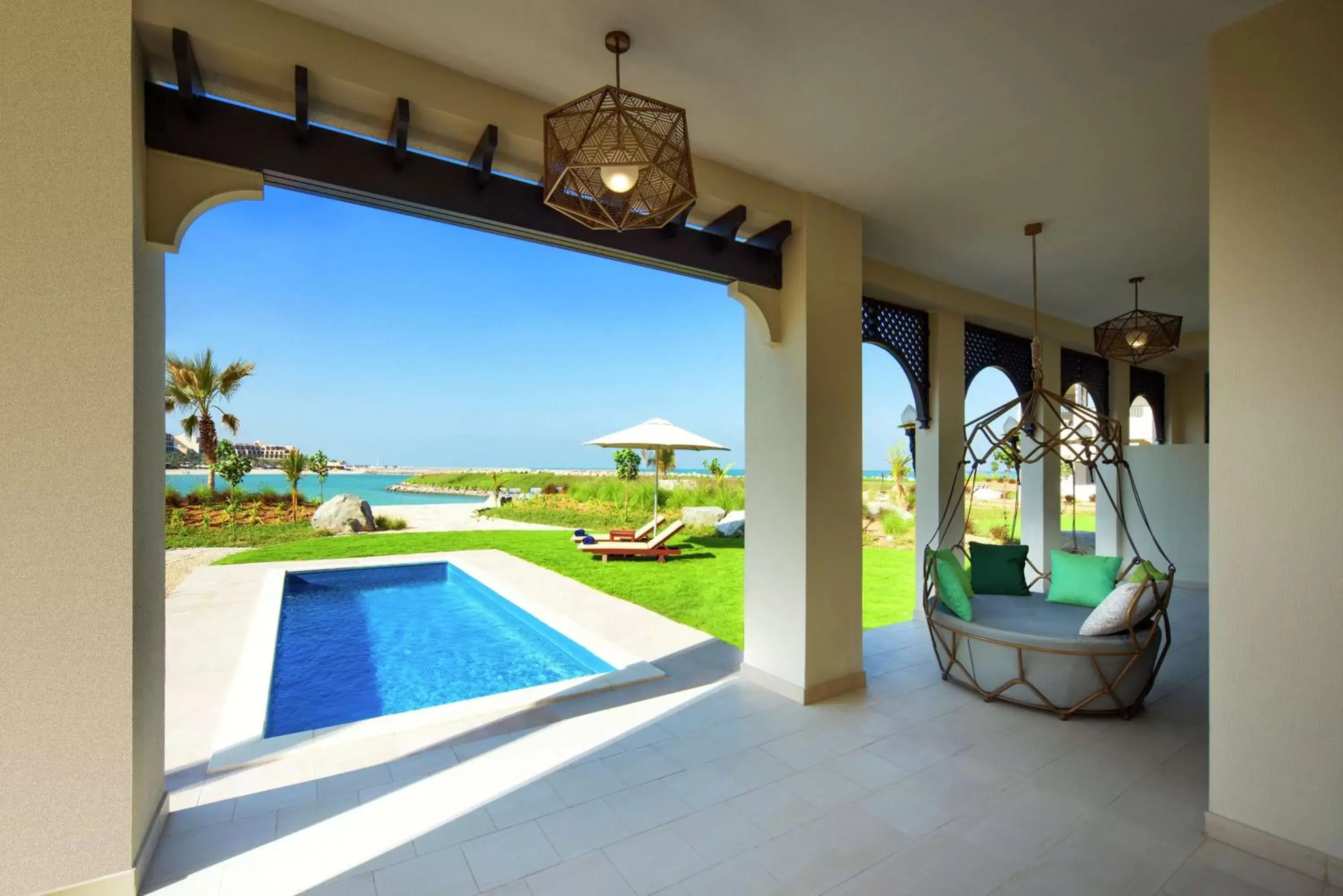 View (from property/room), Swimming Pool in Hilton Ras Al Khaimah Beach Resort