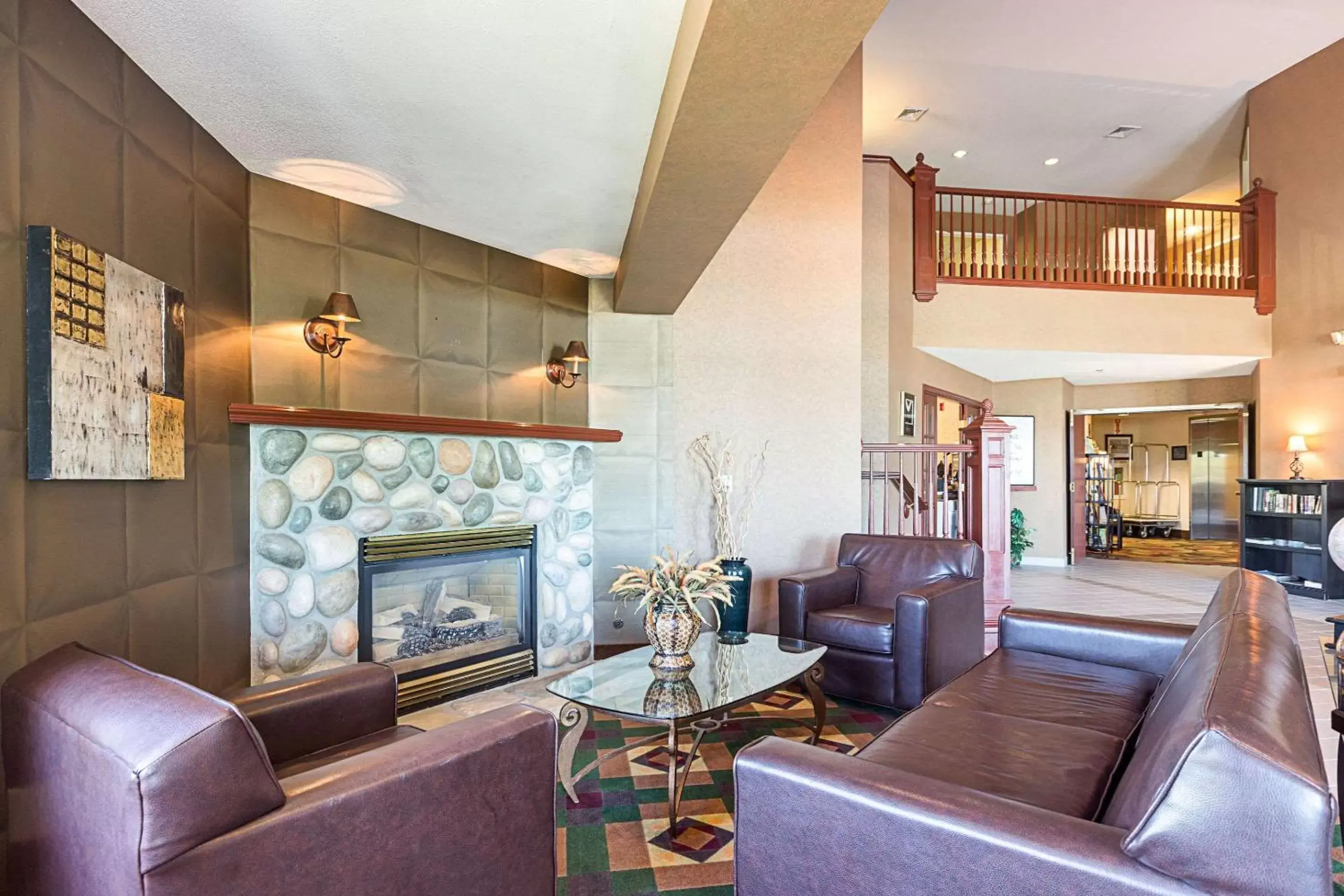 Lobby or reception, Seating Area in Sleep Inn & Suites Acme – Traverse City