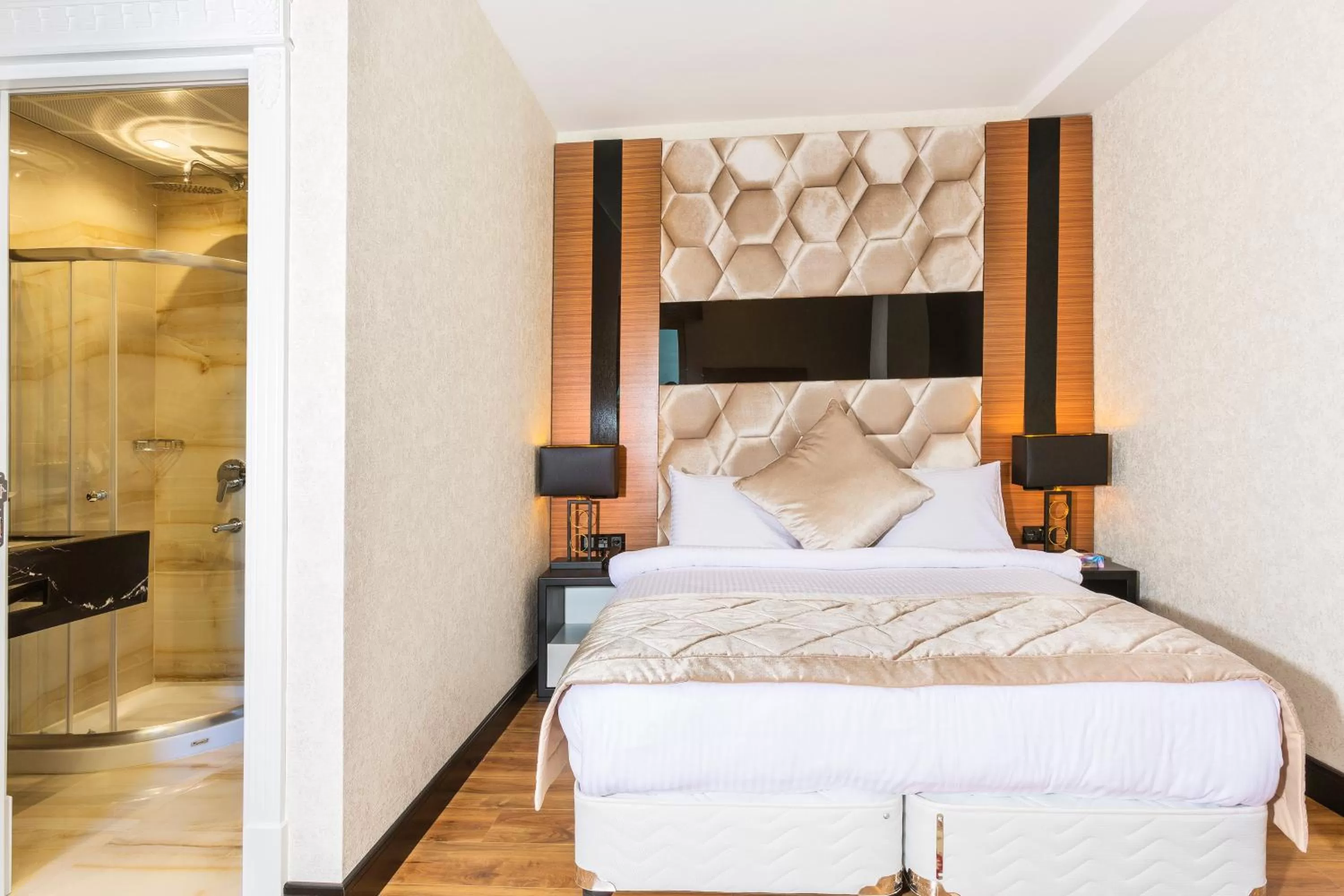Bed in Eastanbul Suites