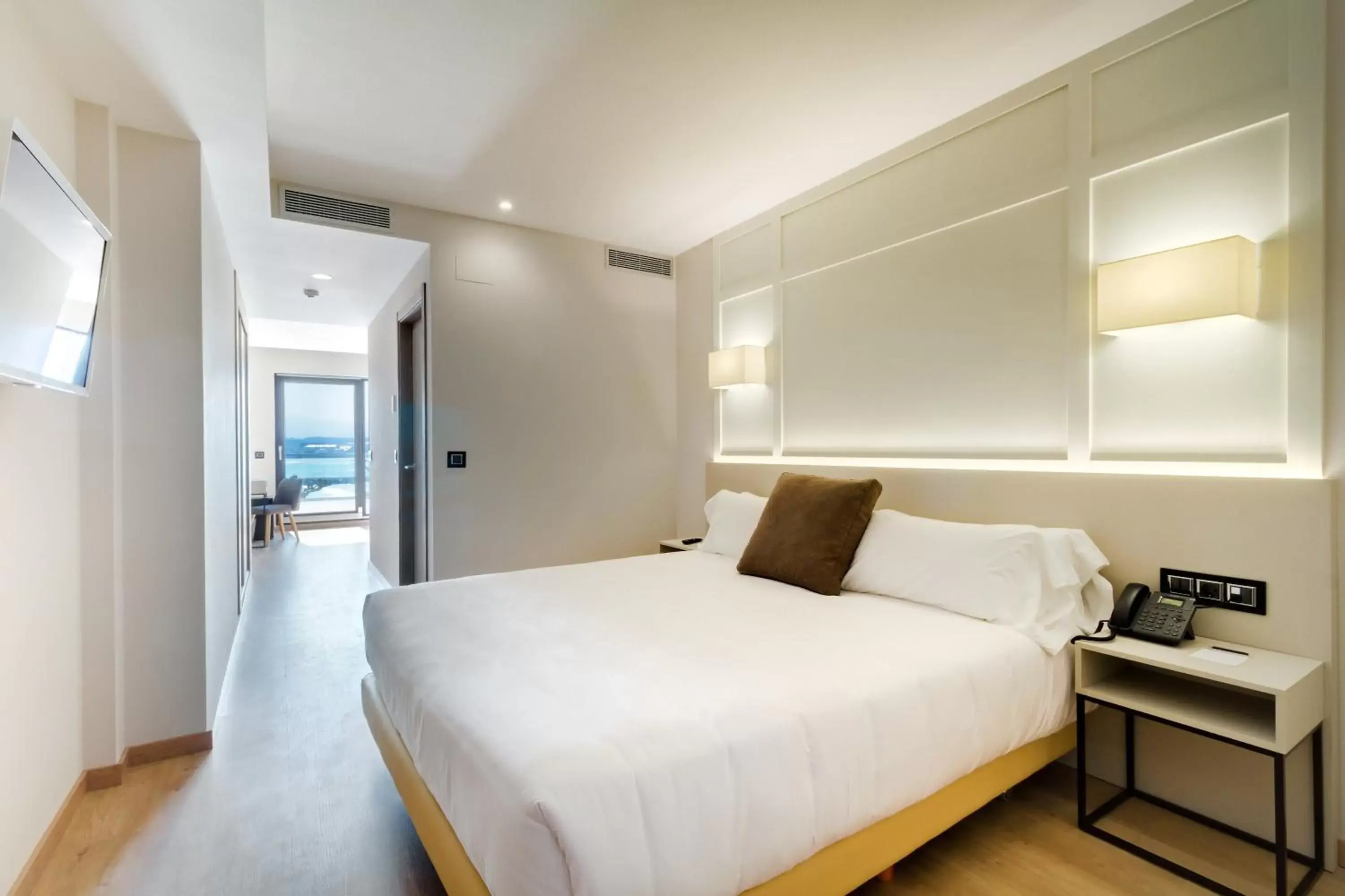 Bed in Oca Playa de Foz Hotel & Spa Bed in Oca Playa de Foz Hotel & Spa