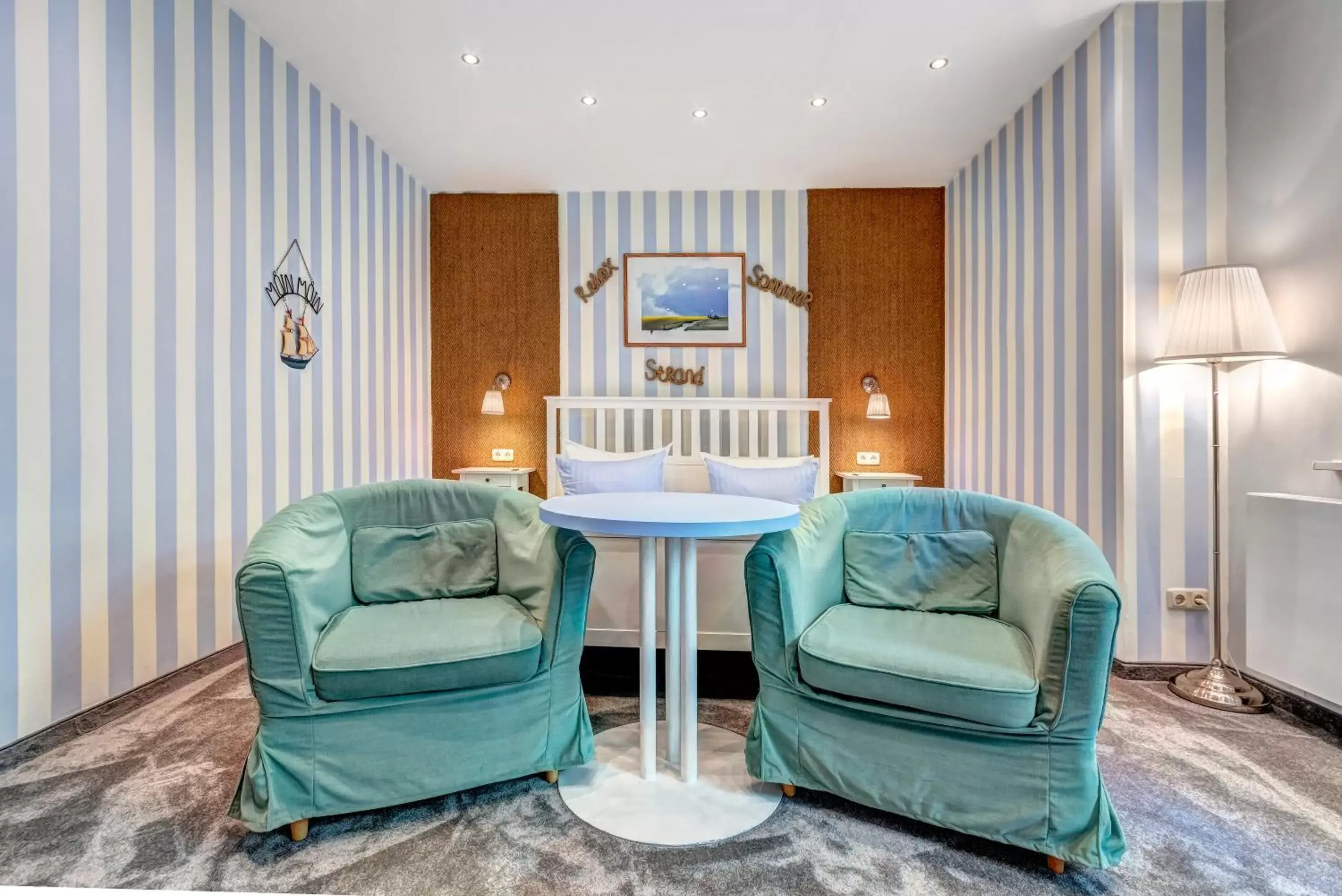 Bedroom, Seating Area in Hotel Villa Seeschlößchen