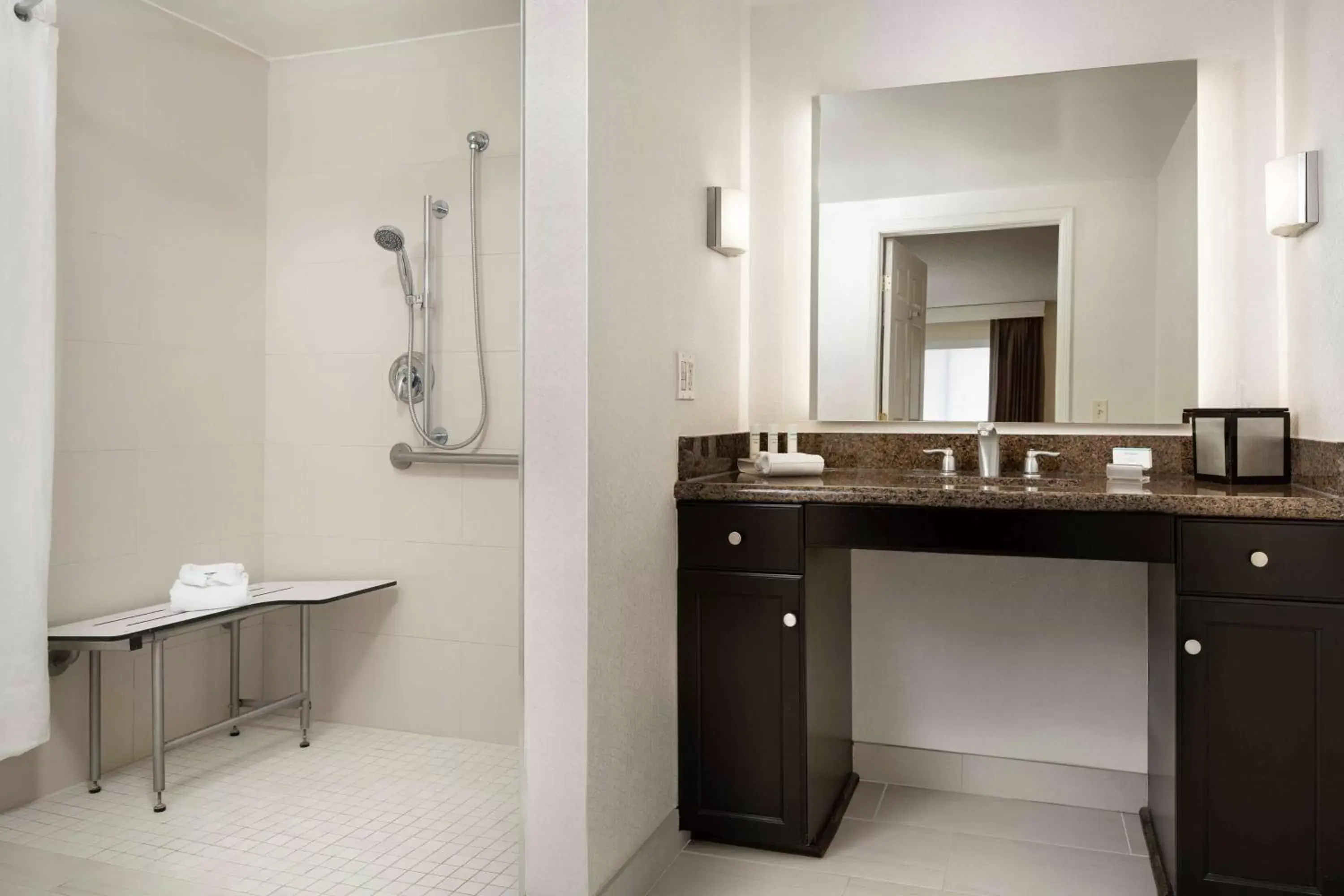 Bathroom in Homewood Suites by Hilton-Anaheim
